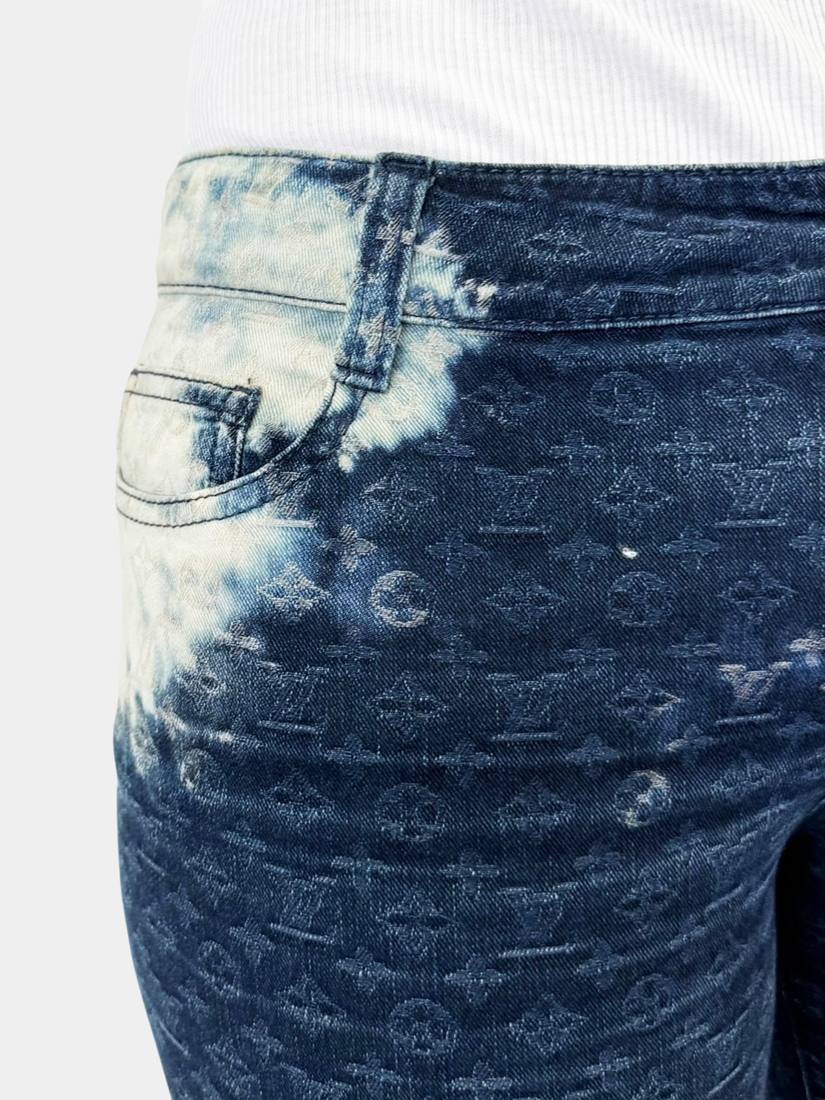 Monogram Skinny Capri Jeans