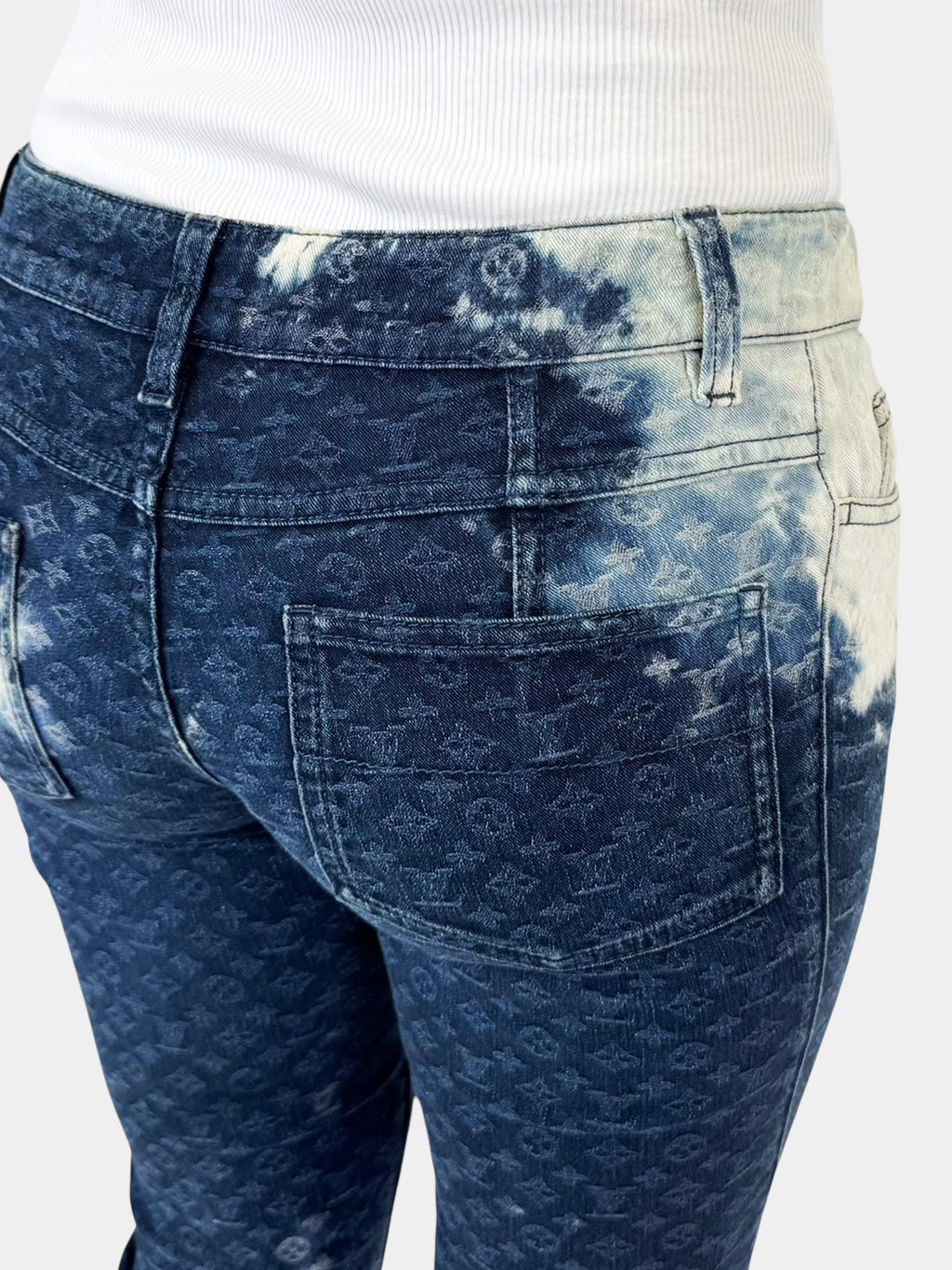 Monogram Skinny Capri Jeans