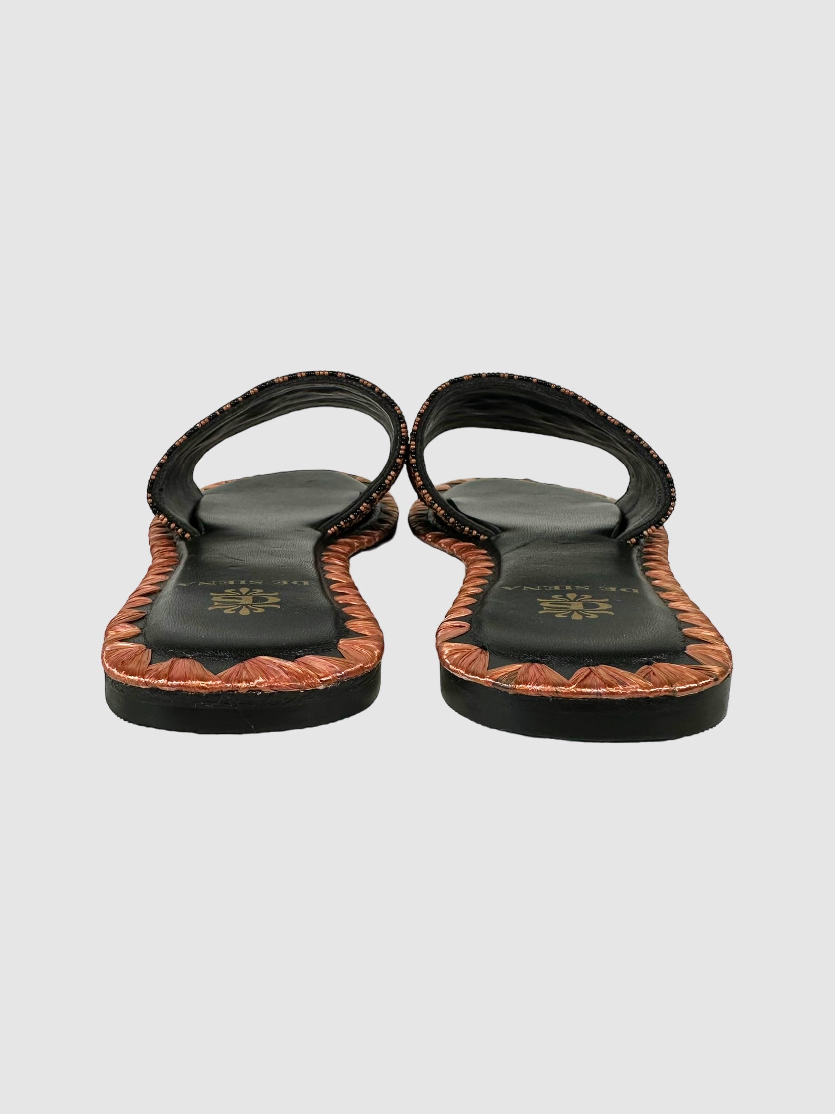 Beaded Muskoka Slides - Size 38