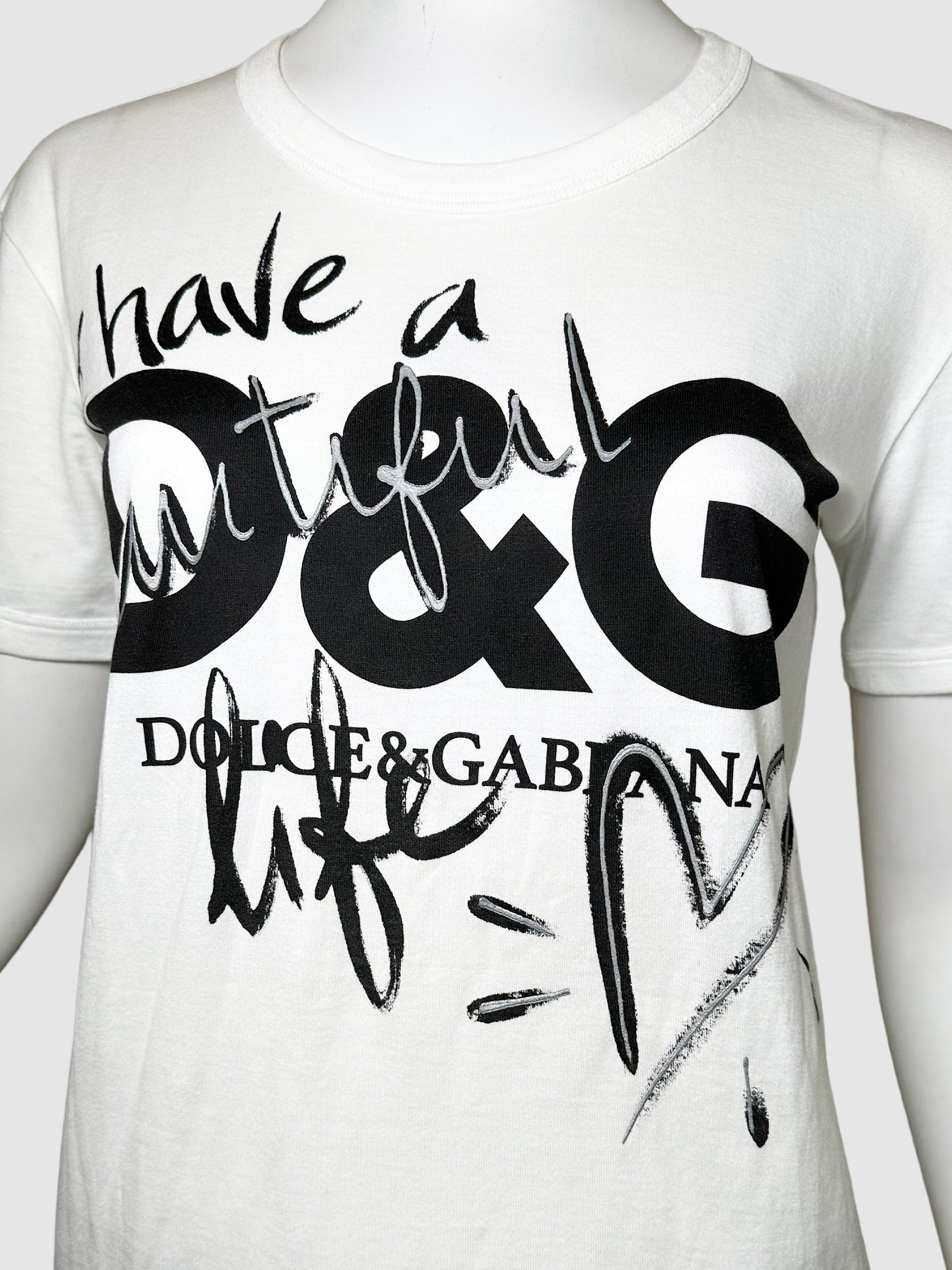 Logo Print T-Shirt - Size 36