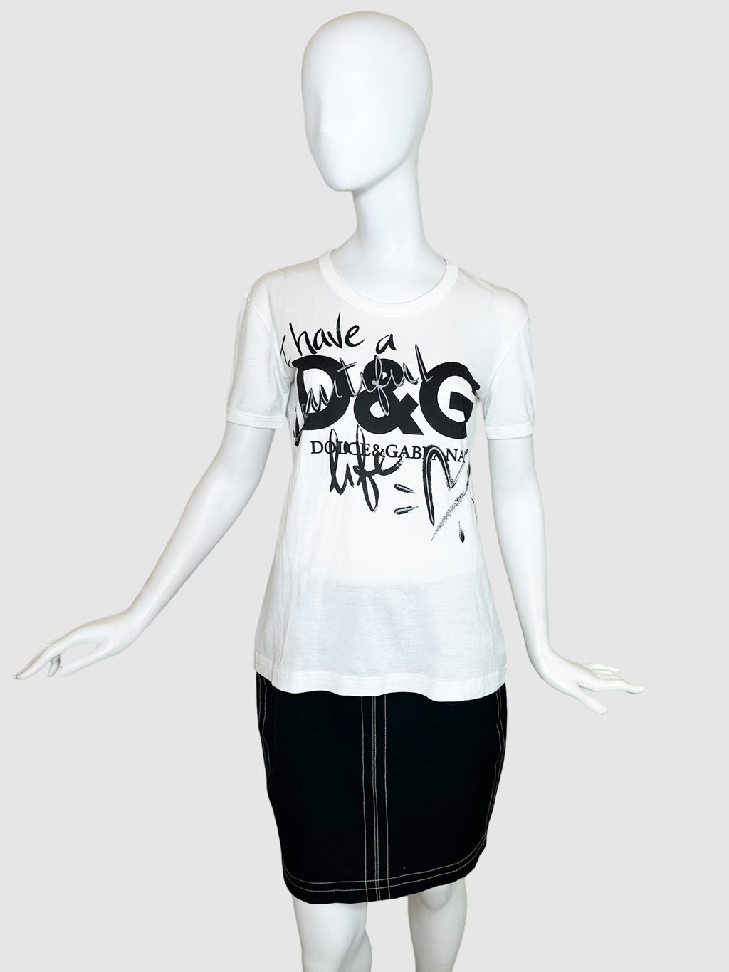 Logo Print T-Shirt - Size 36