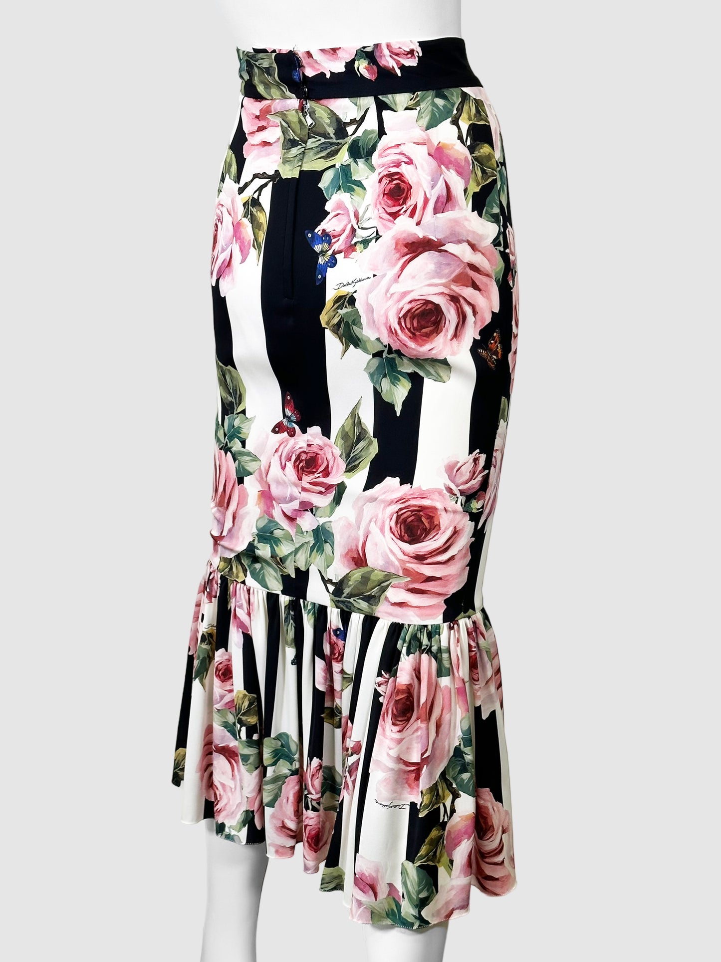 Dolce & Gabbana Floral Midi Skirt - Size 38 (S)