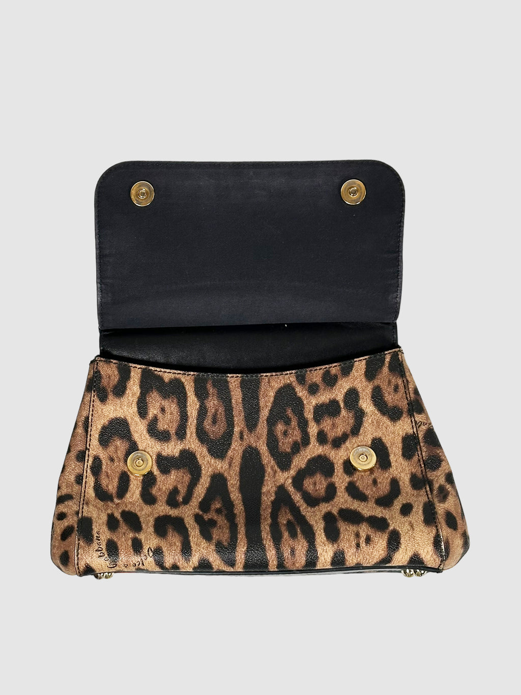 Leopard Print Miss Sicily Convertible Handle Bag