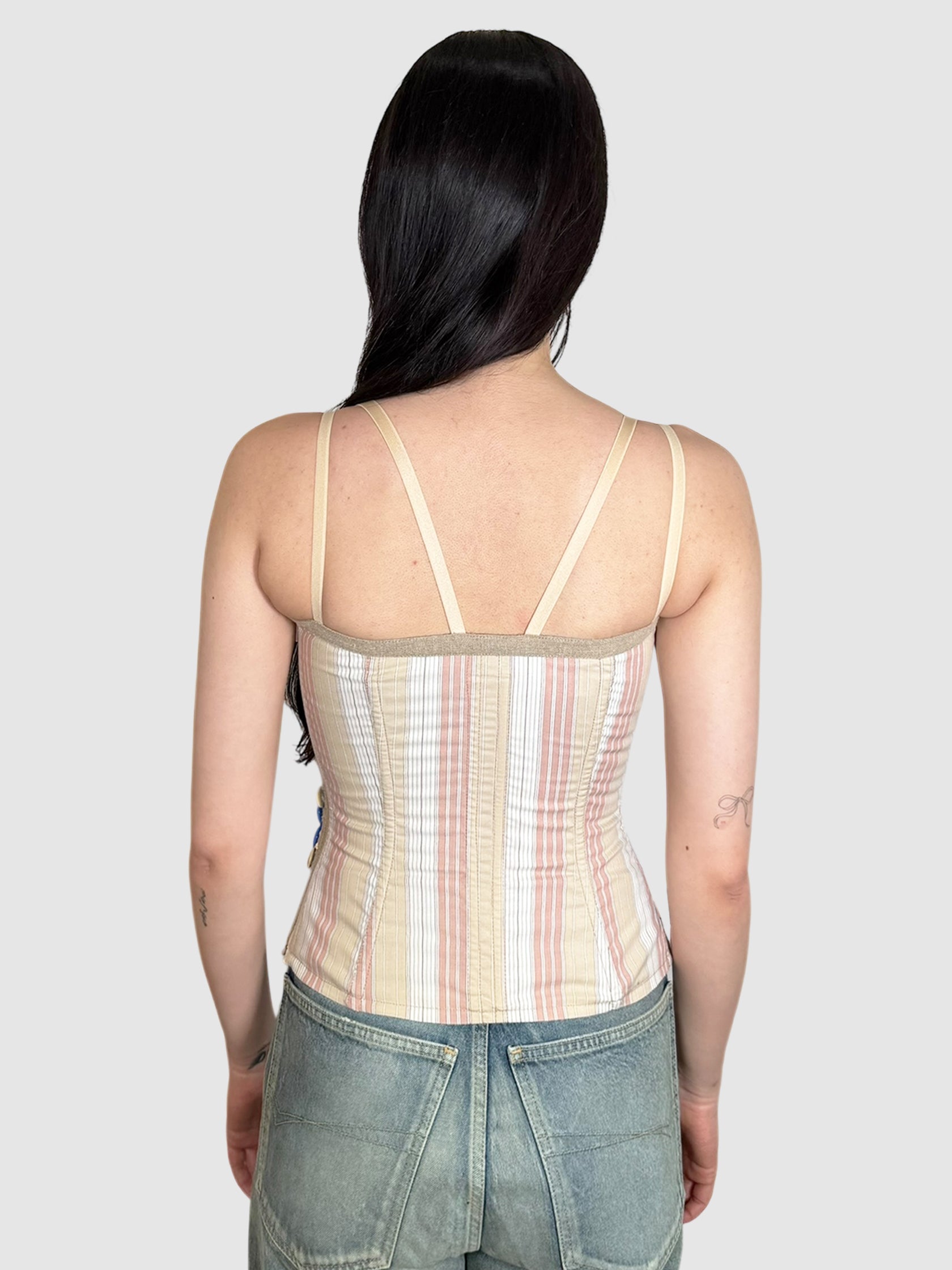 Linen Corset Top