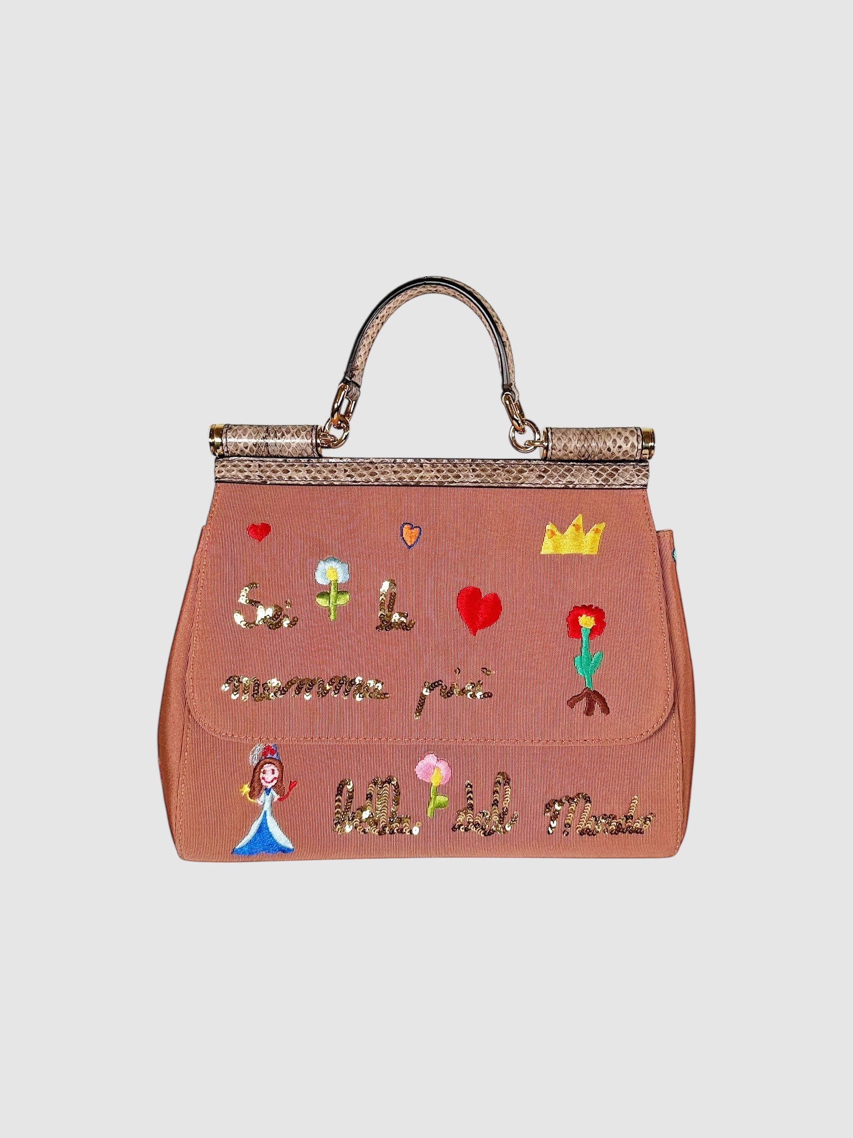 Embroidered Sicily Bag