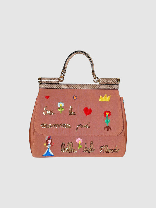 Embroidered Sicily Bag