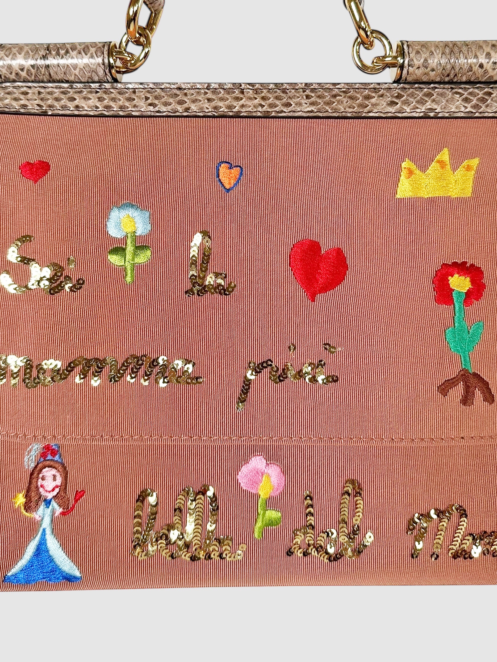 Embroidered Sicily Bag