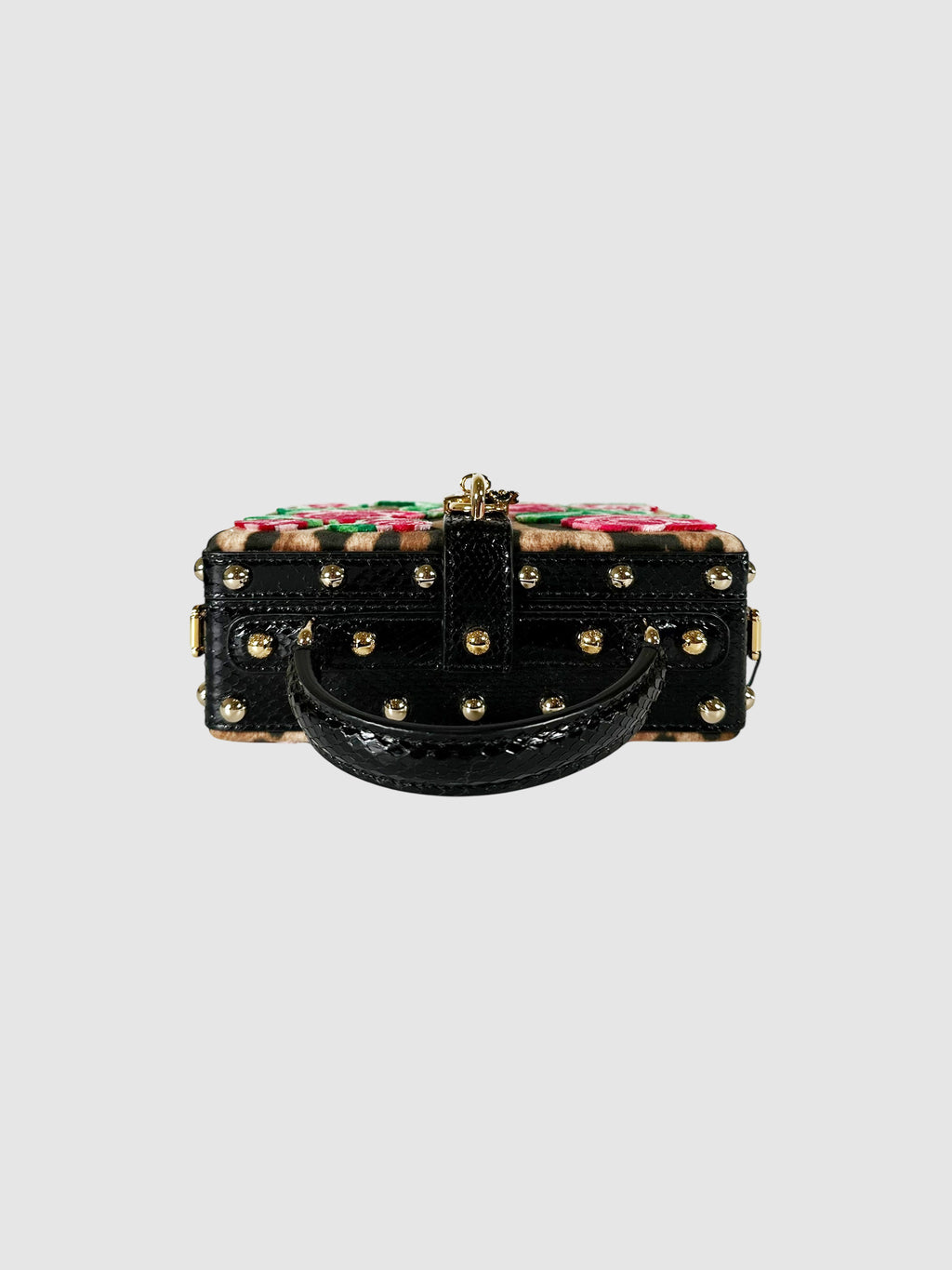 Leopard Floral Box Bag