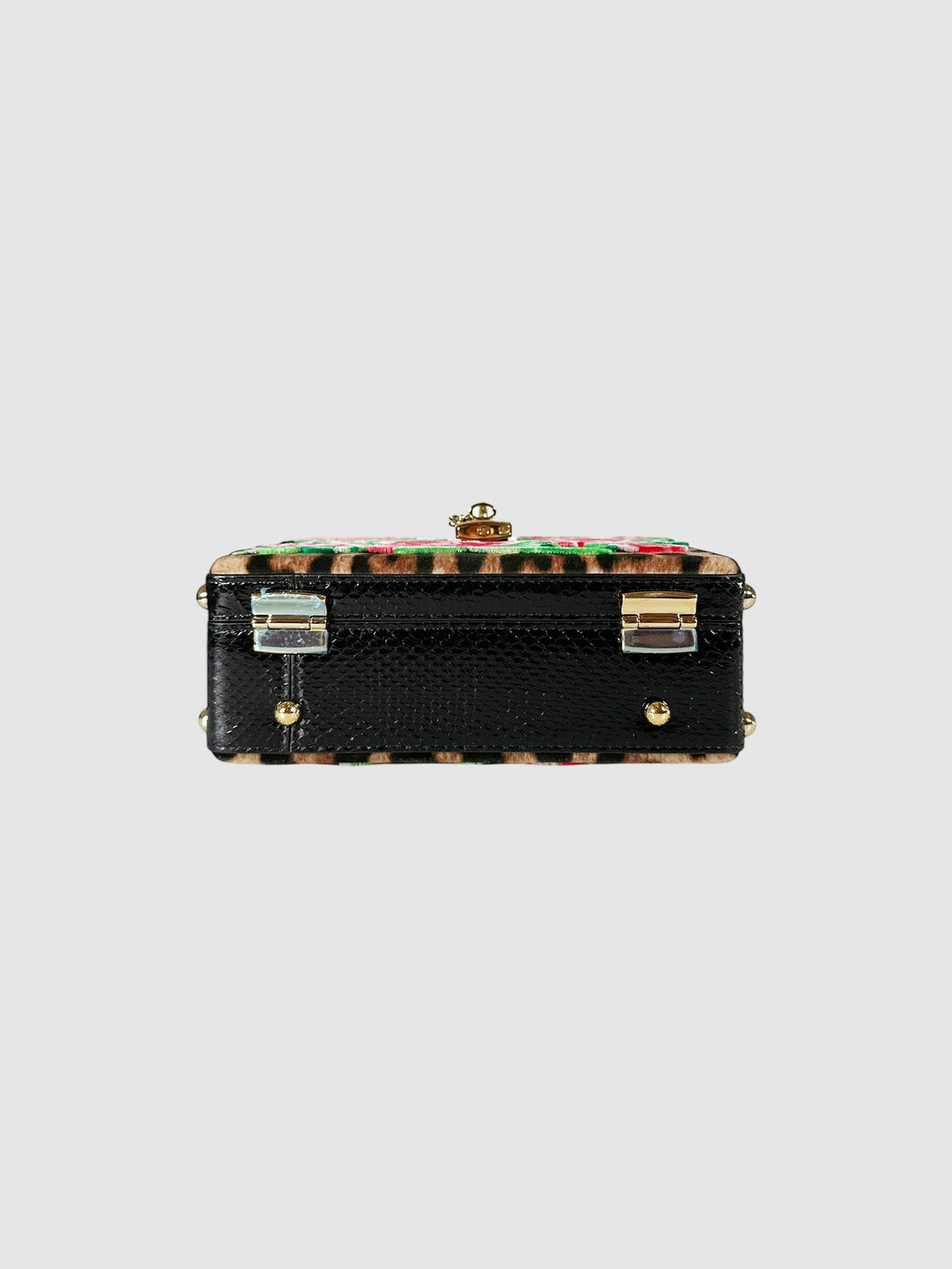 Leopard Floral Box Bag