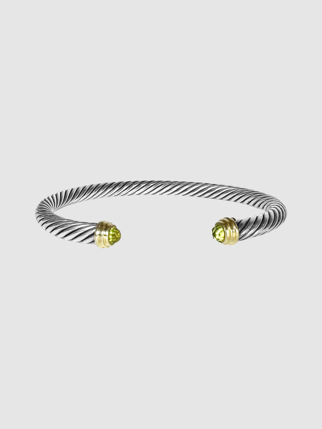 Peridot Cable Bracelet