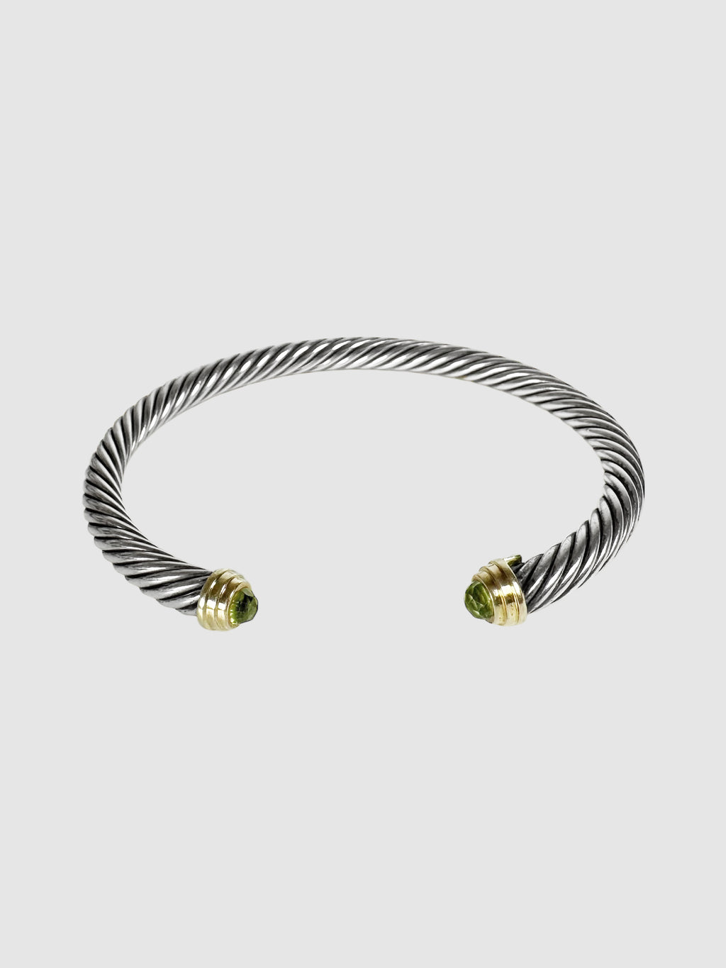 Peridot Cable Bracelet