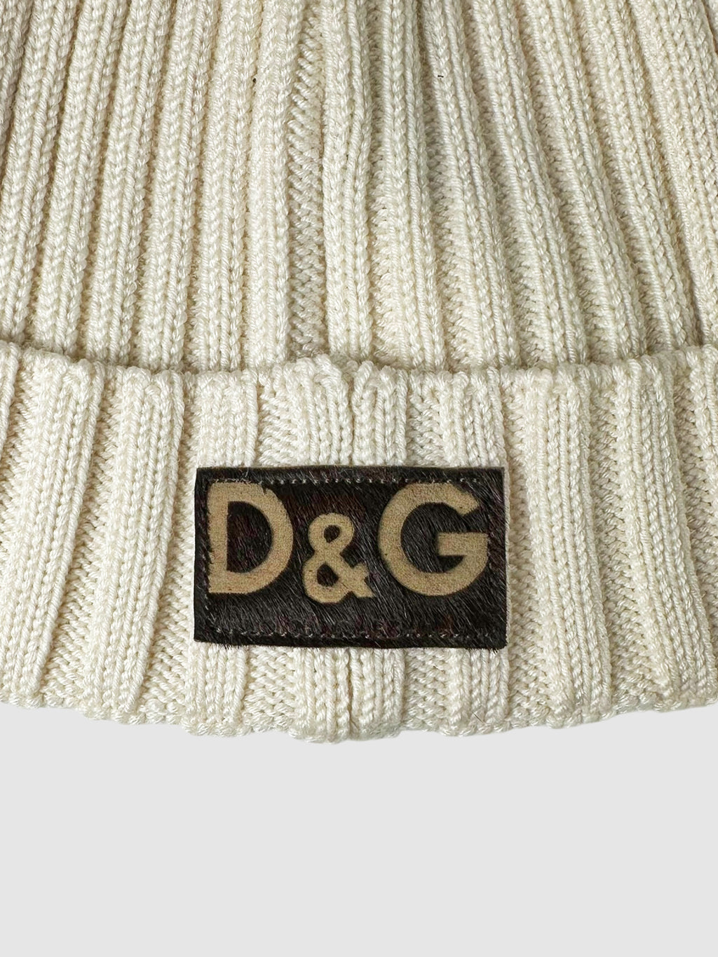 Wool Ribbed Cuffed Beanie
