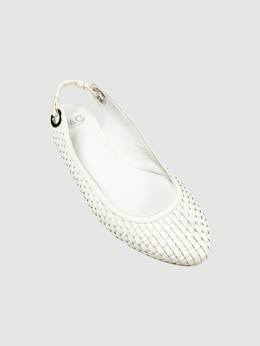 Woven Slingback Flats