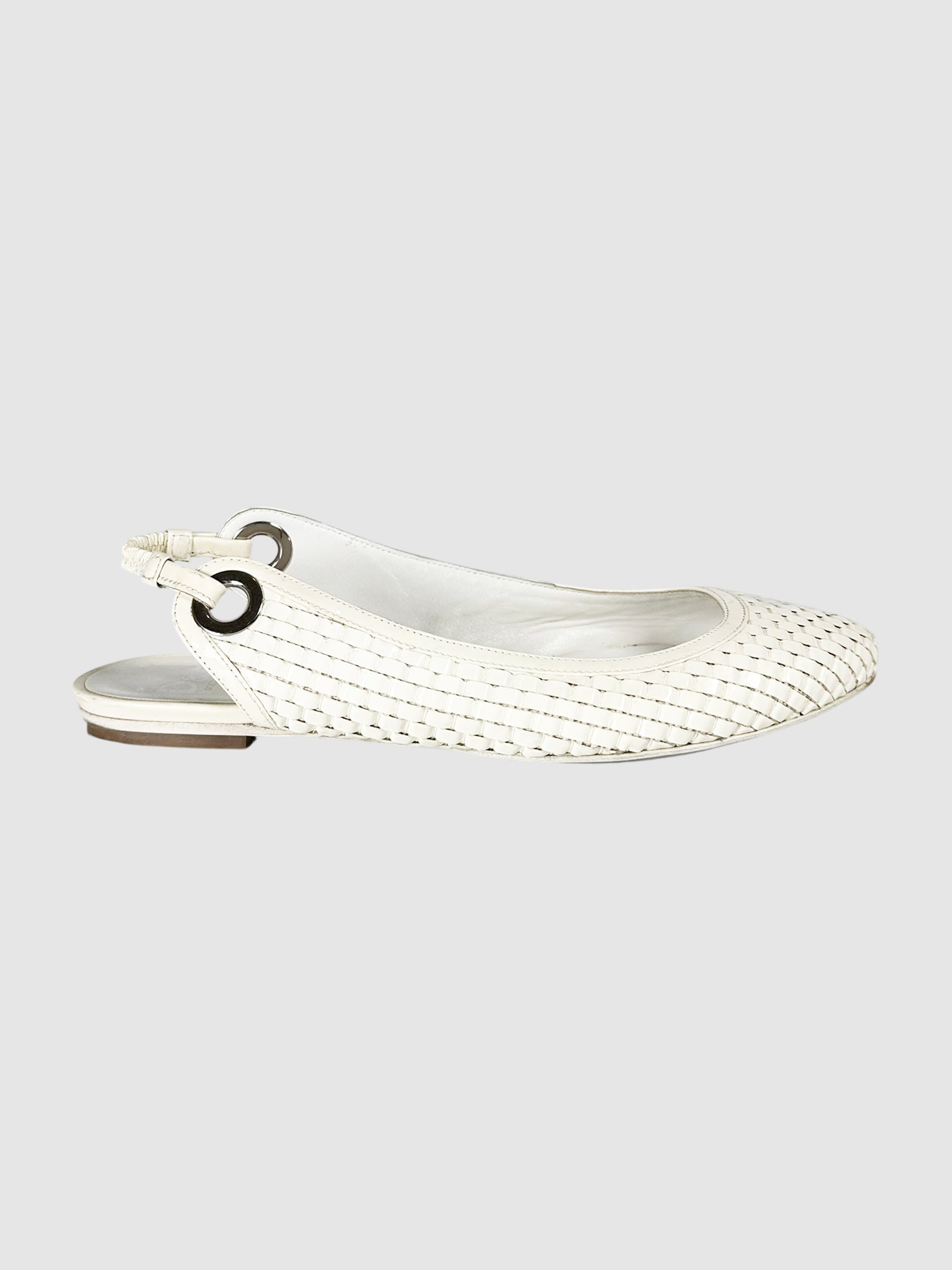 Woven Slingback Flats