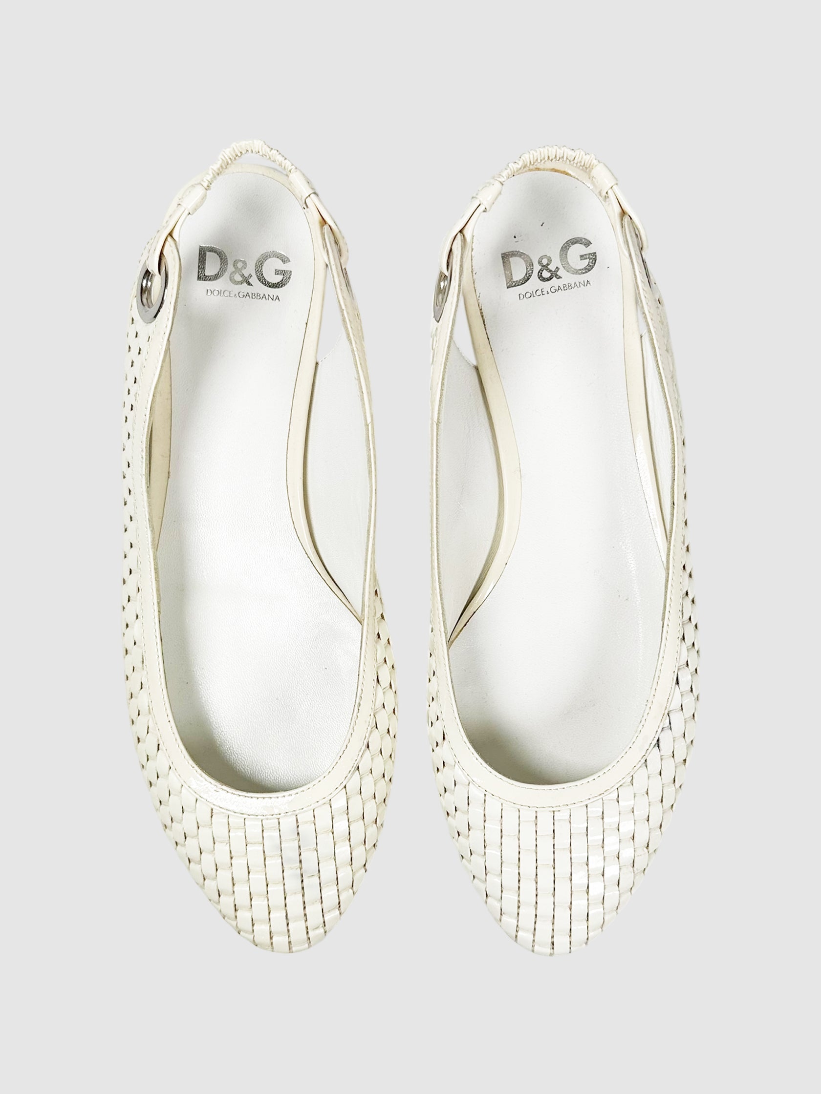 Woven Slingback Flats