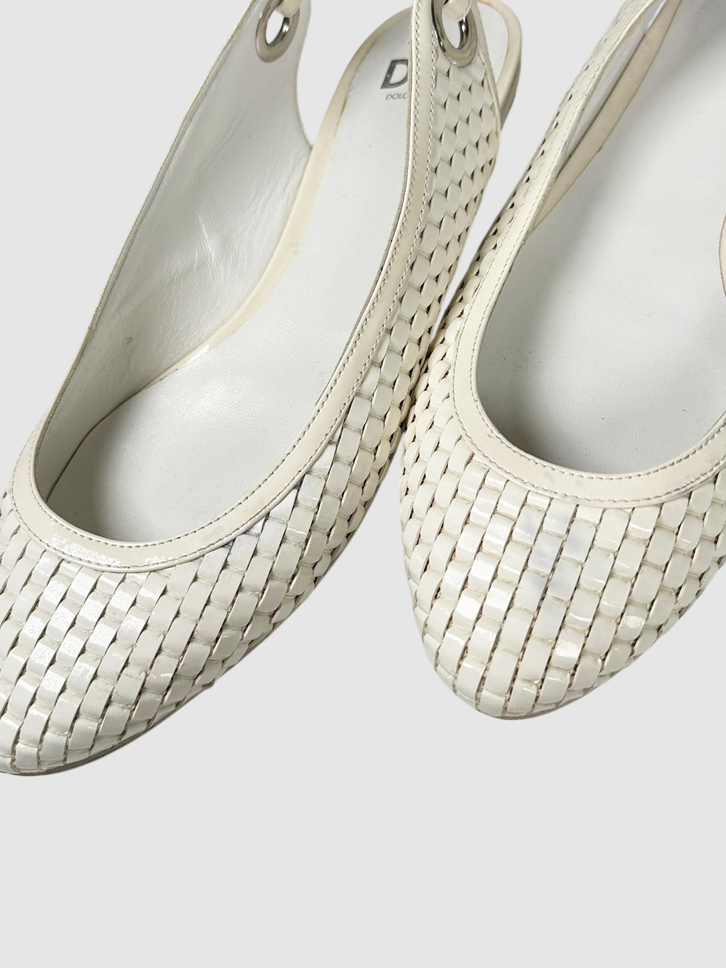 Woven Slingback Flats