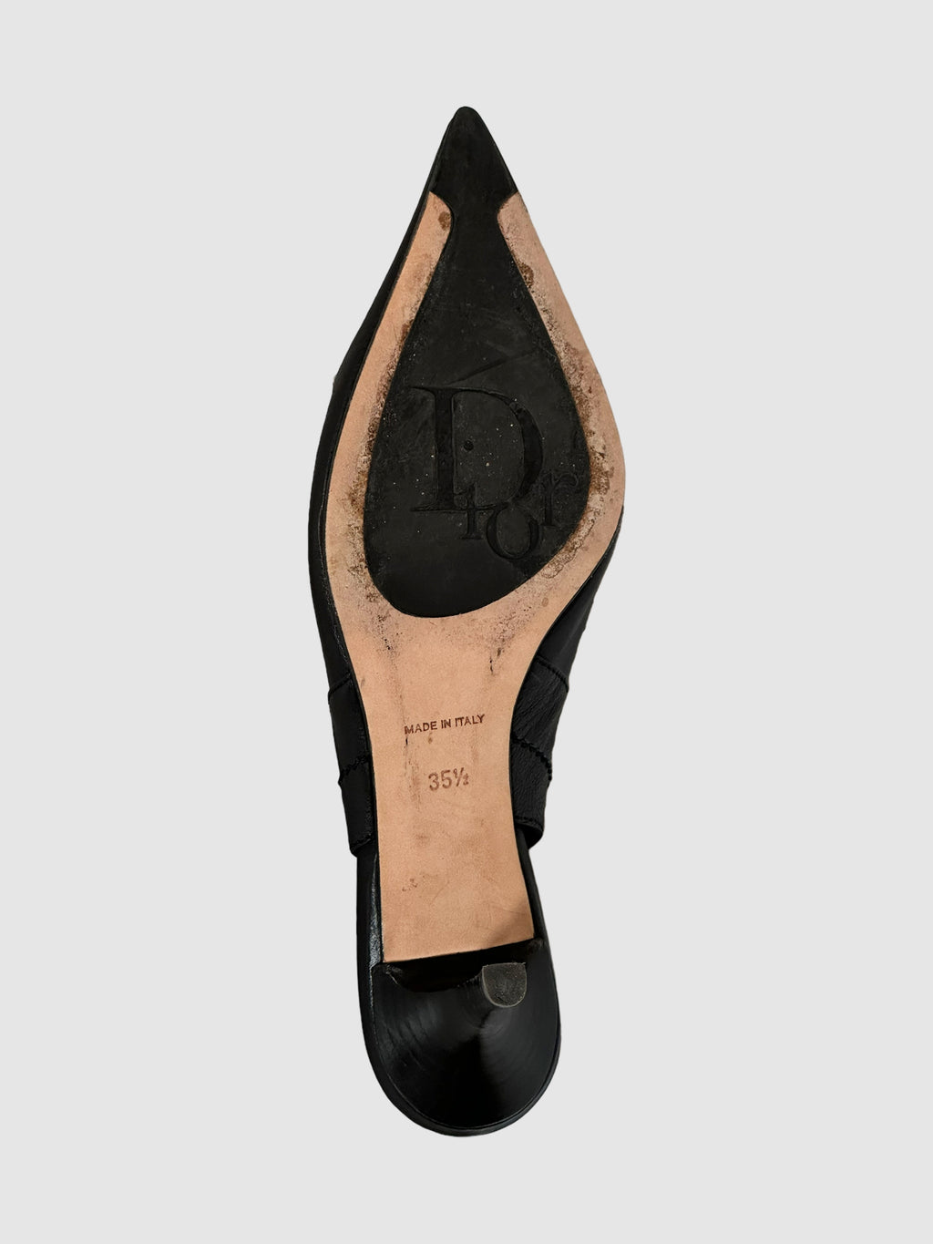 Leather Slingback Pumps - Size 35.5