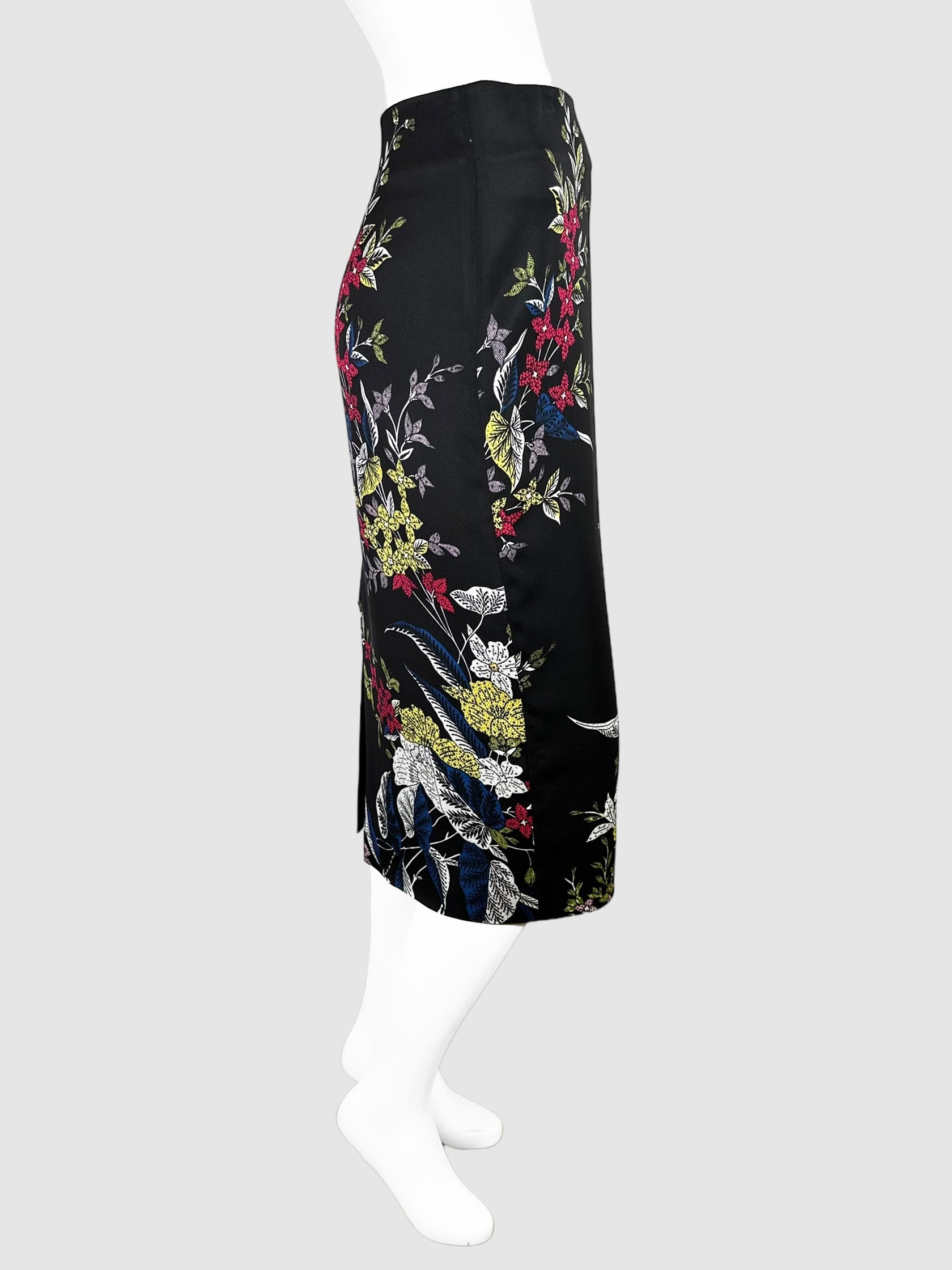 Floral Midi Skirt - Size 8