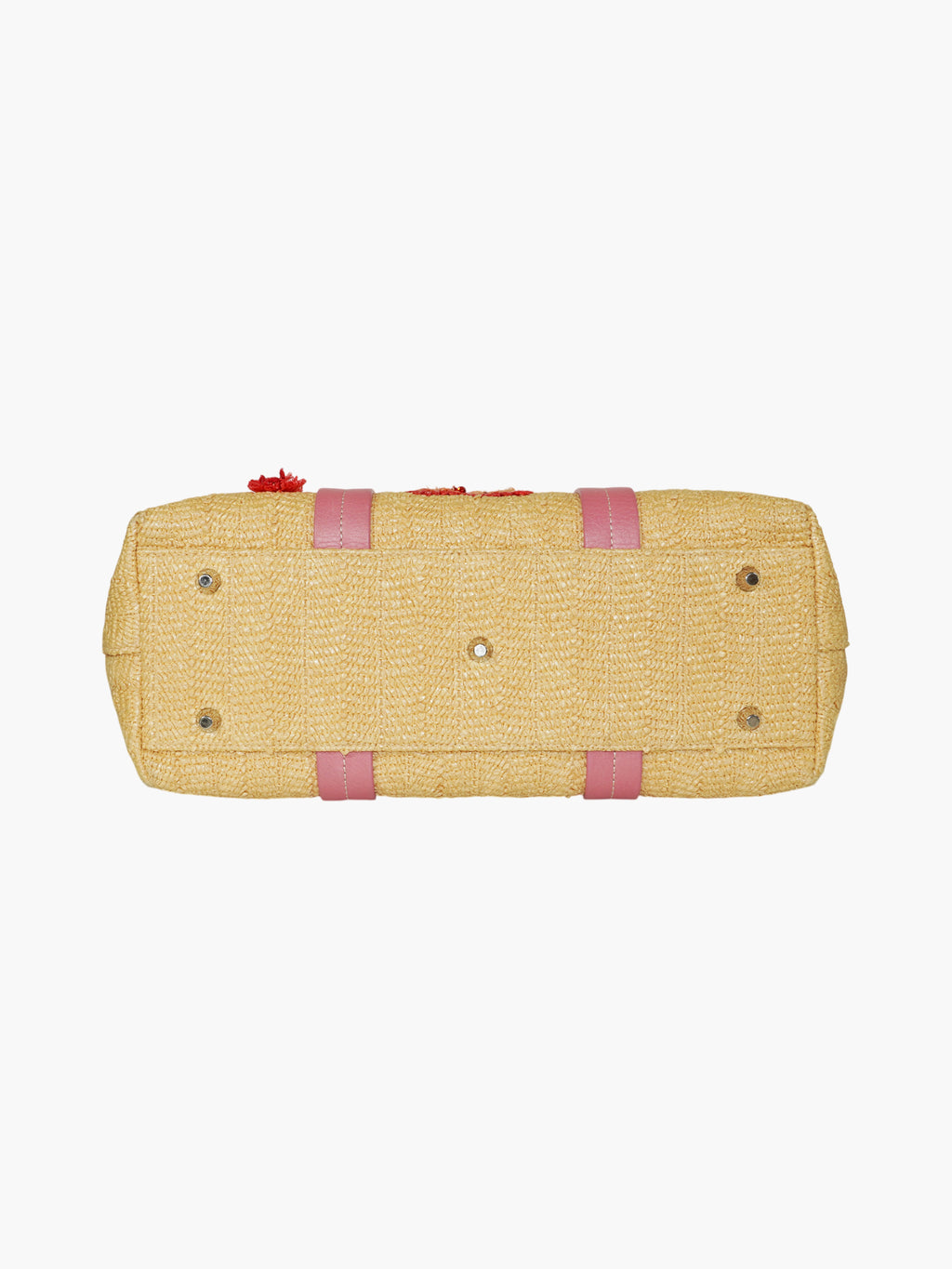 Raffia Floral Bag