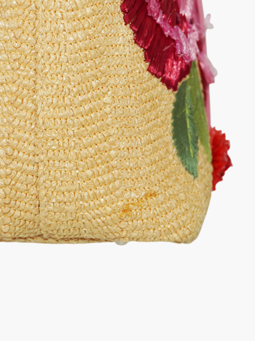 Raffia Floral Bag