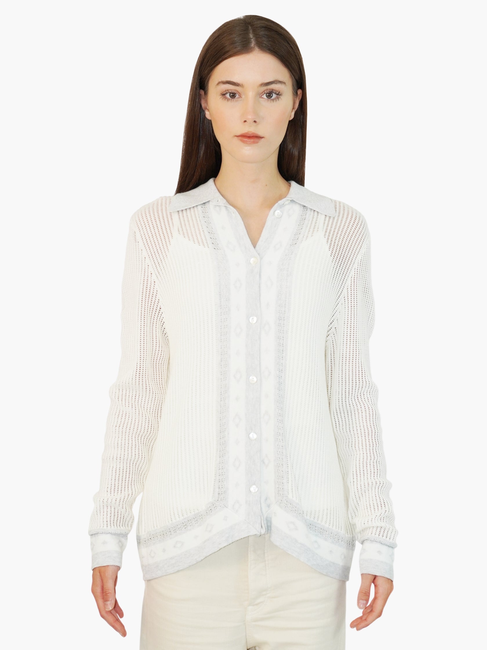 Knit Collared Cardigan