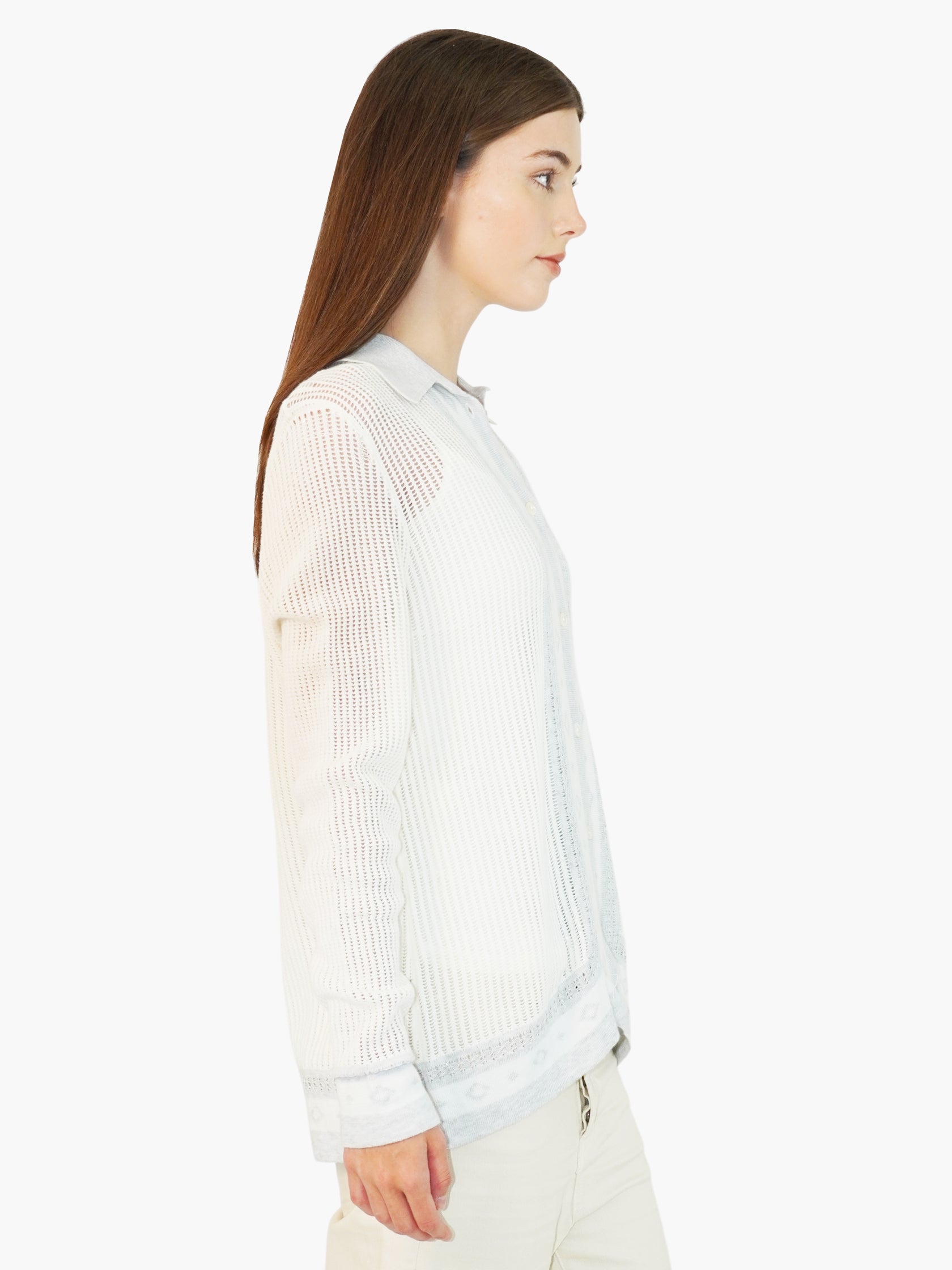 Knit Collared Cardigan