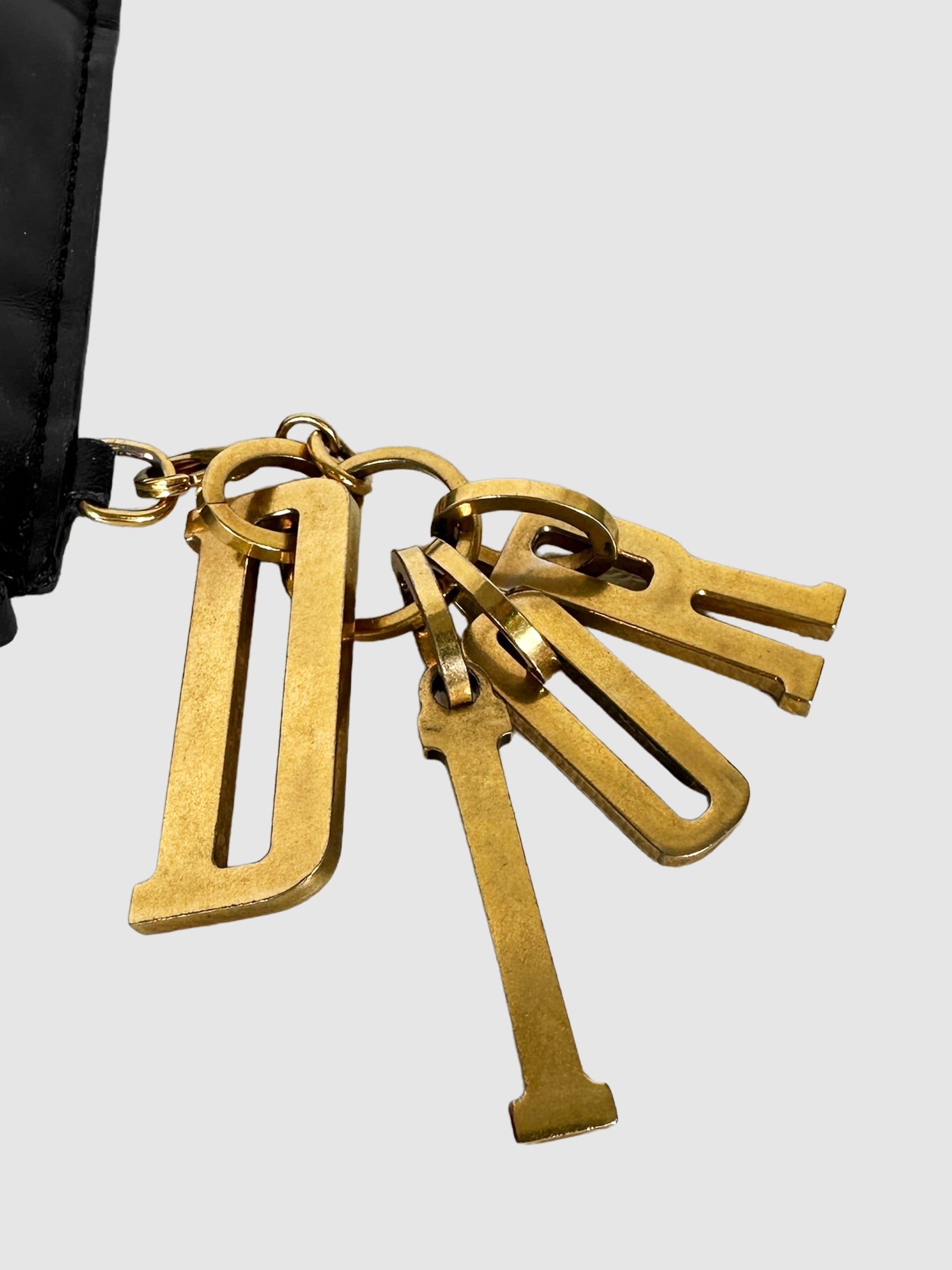 2017 Leather Studded Wallet on Chain