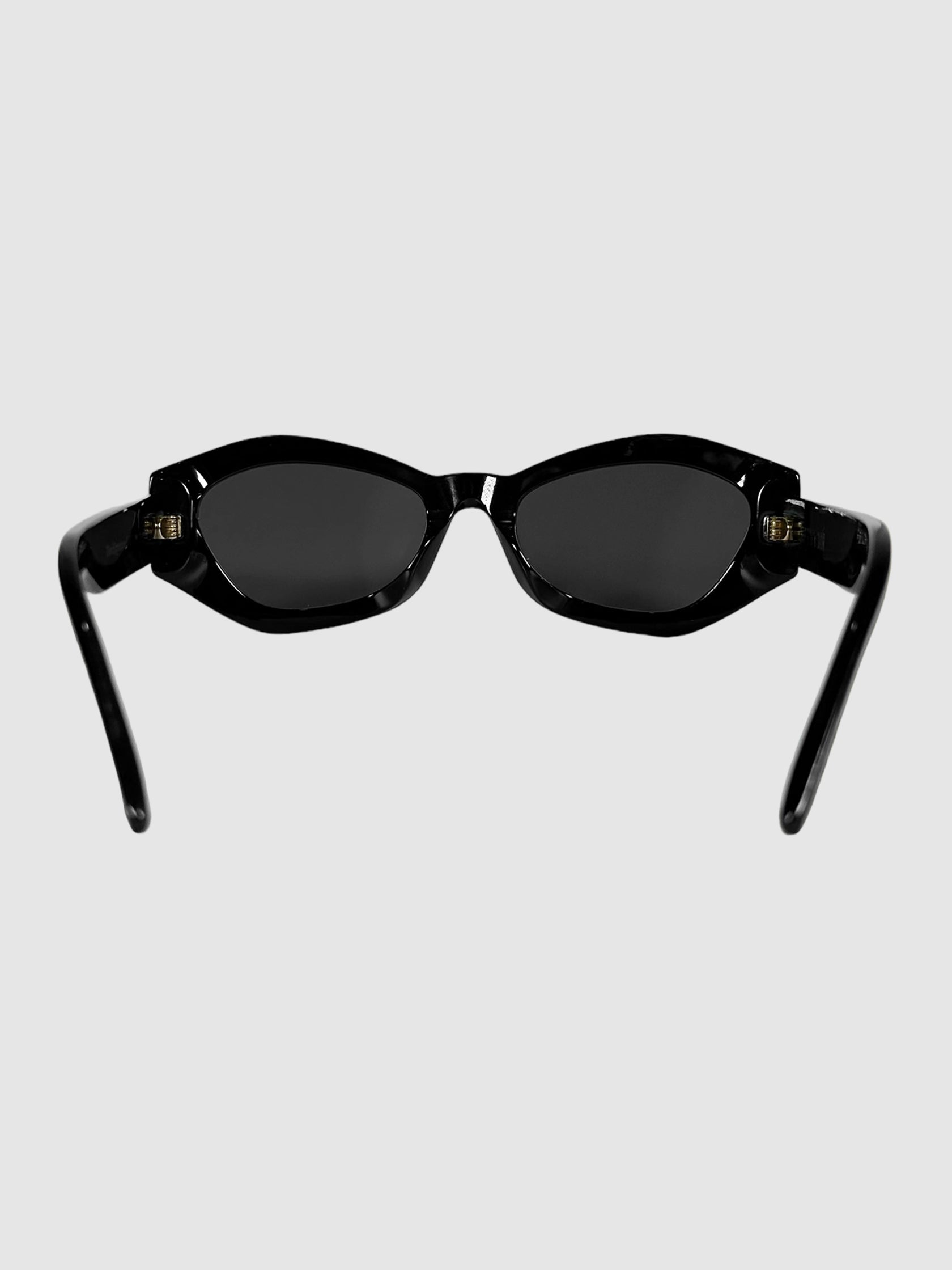 Christian Dior Black Dior Signature B1U Tinted Butterfly Sunglasses Consignment Secondhand Designer Luxury Resale Toronto Trendy