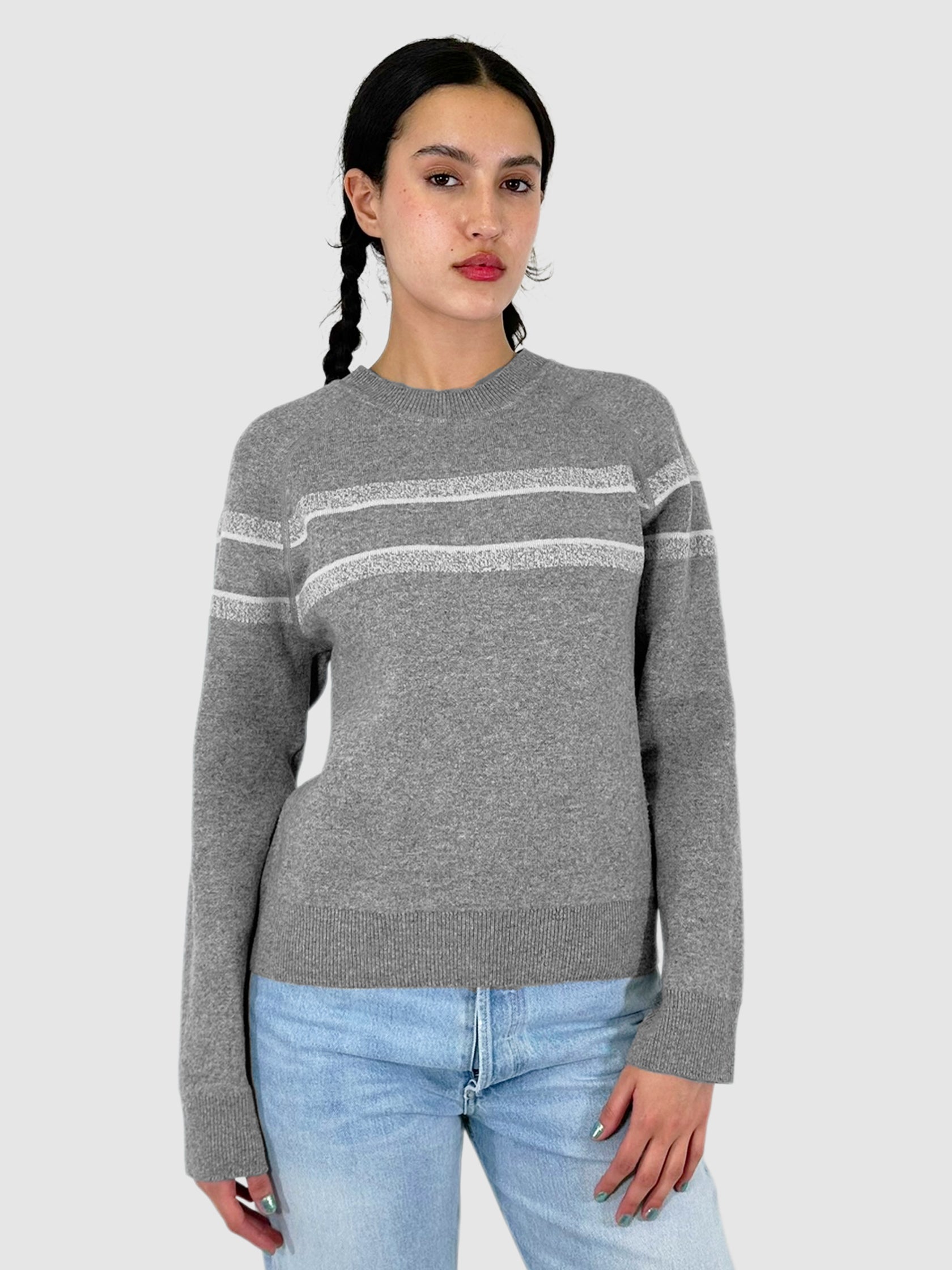 Oblique Reversible Crewneck Sweater - Size S/M