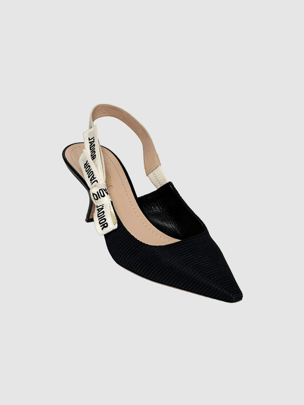 Canvas J'Adior Slingback Pumps - Size 40