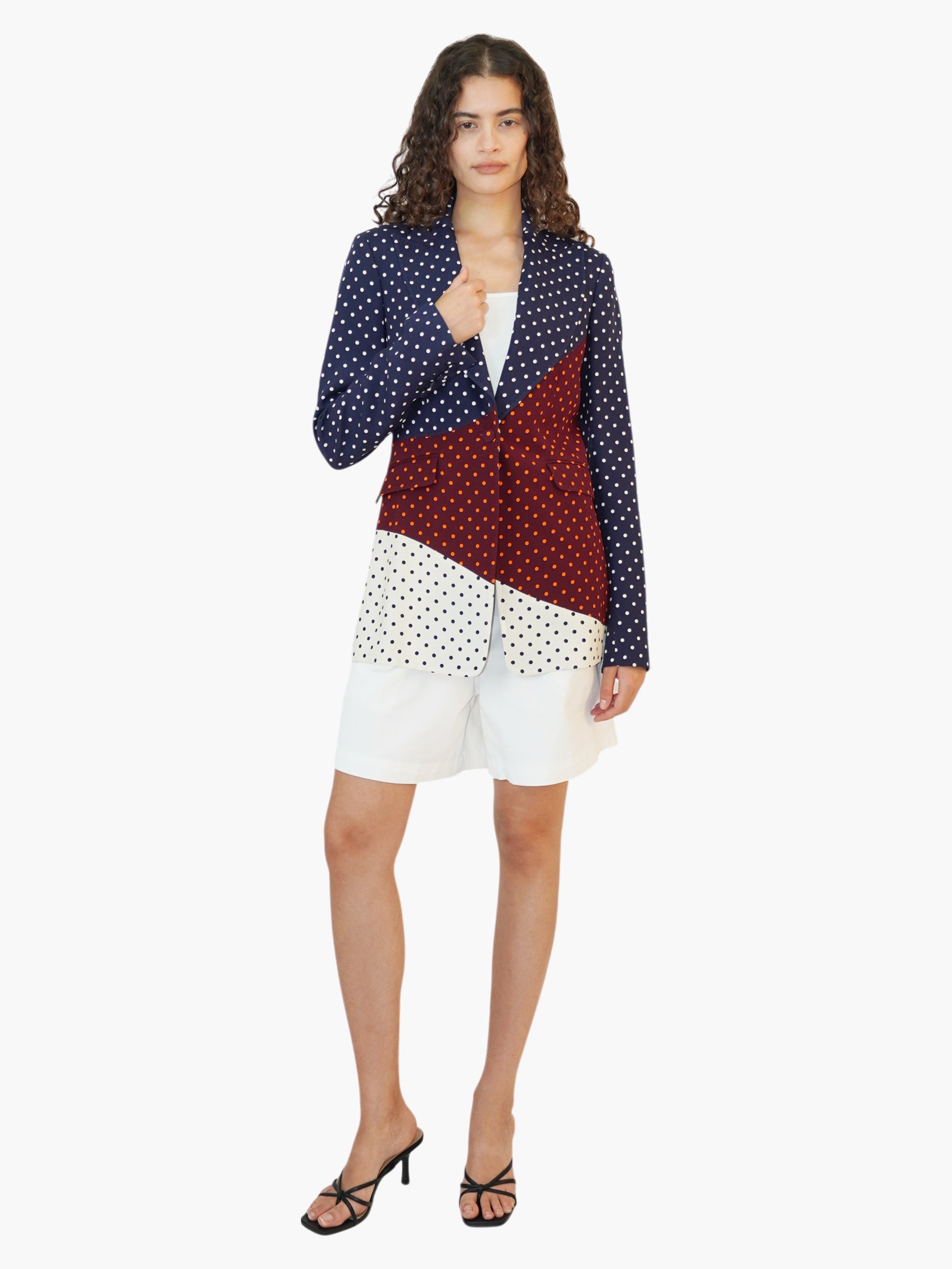 Alain Dotted Blazer
