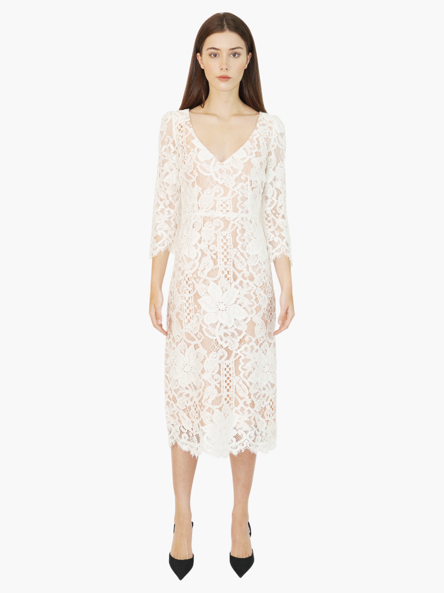 Lace Midi Dress