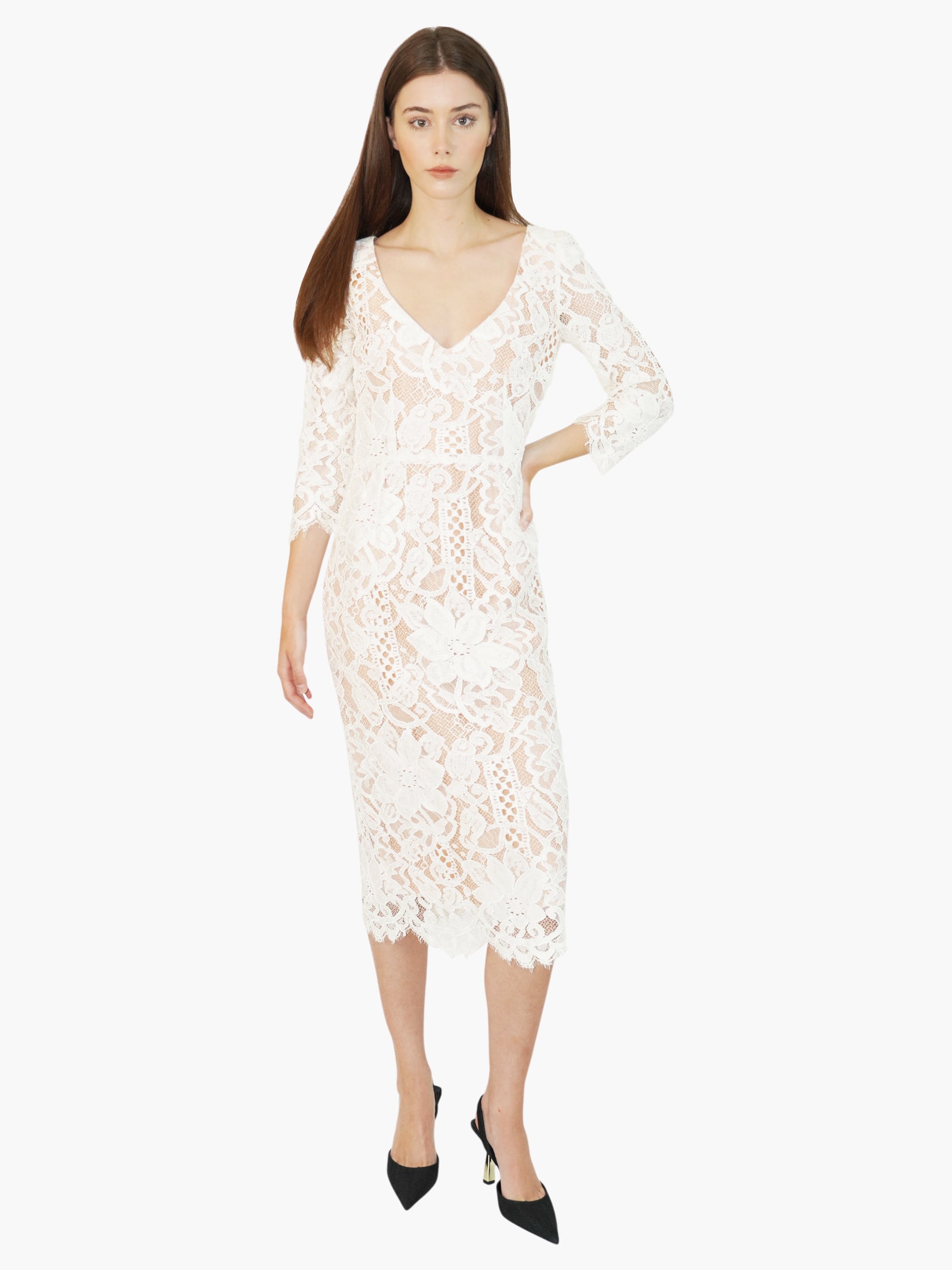 Lace Midi Dress