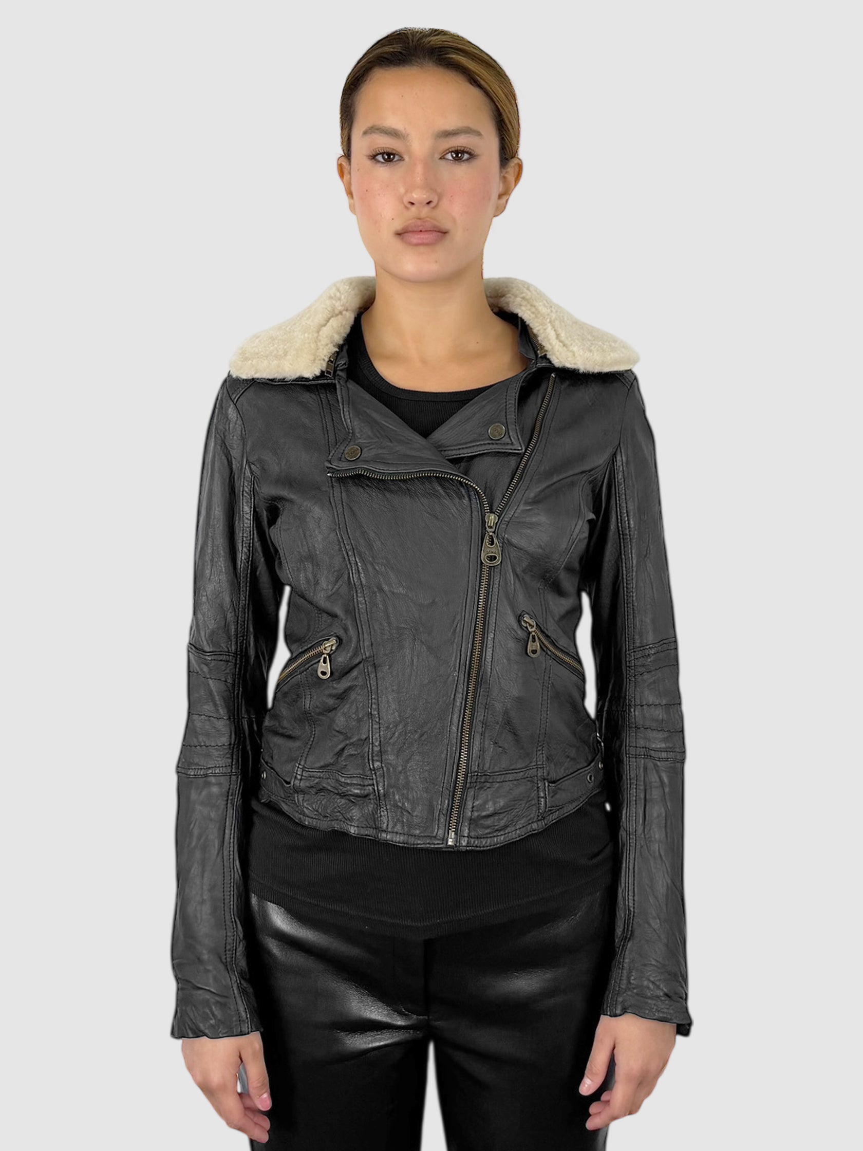 Leather Biker Jacket