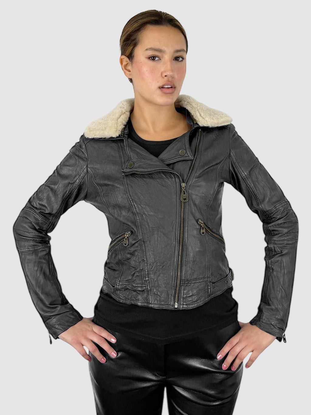 Leather Biker Jacket
