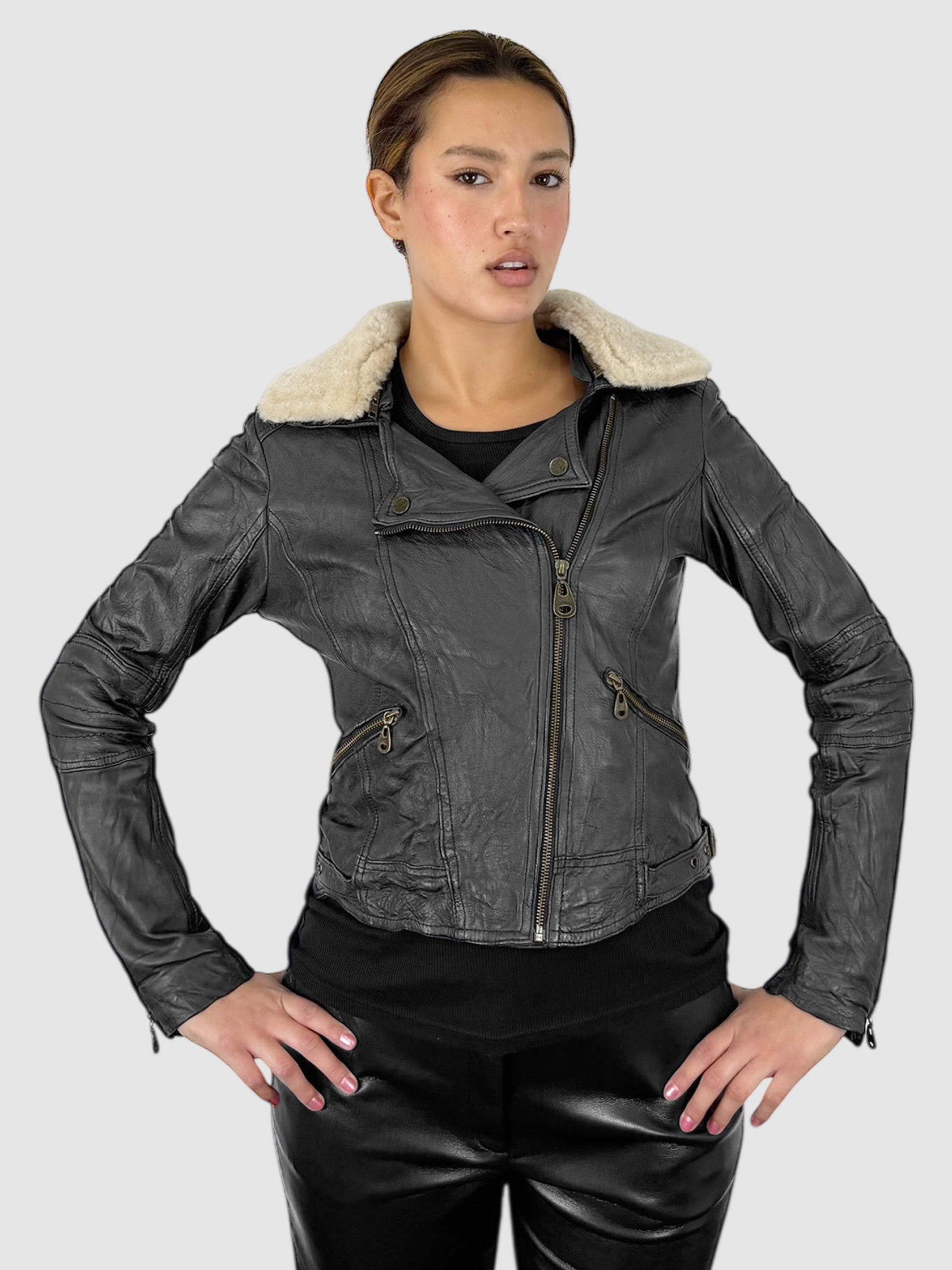 Leather Biker Jacket