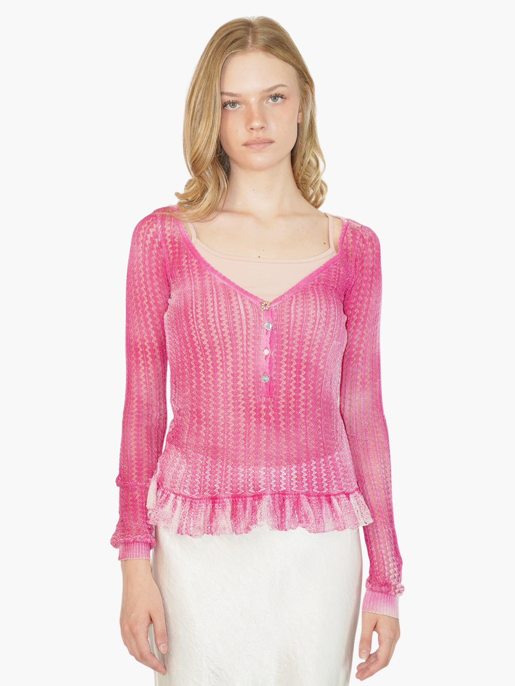 Ruffle Hem Top