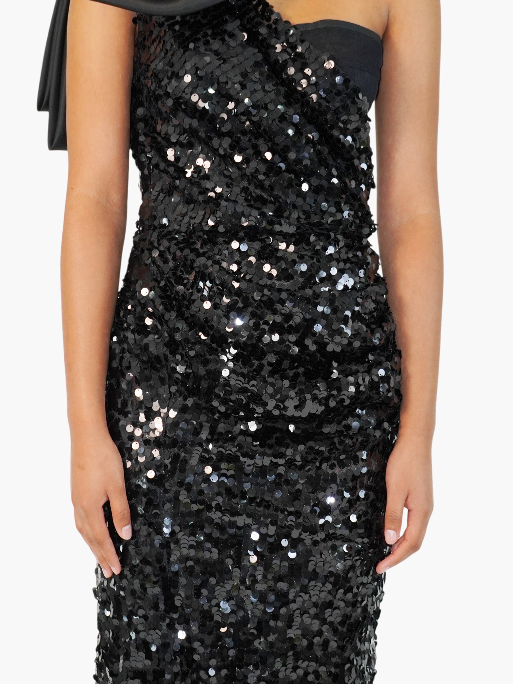 Sequinned Midi Dress