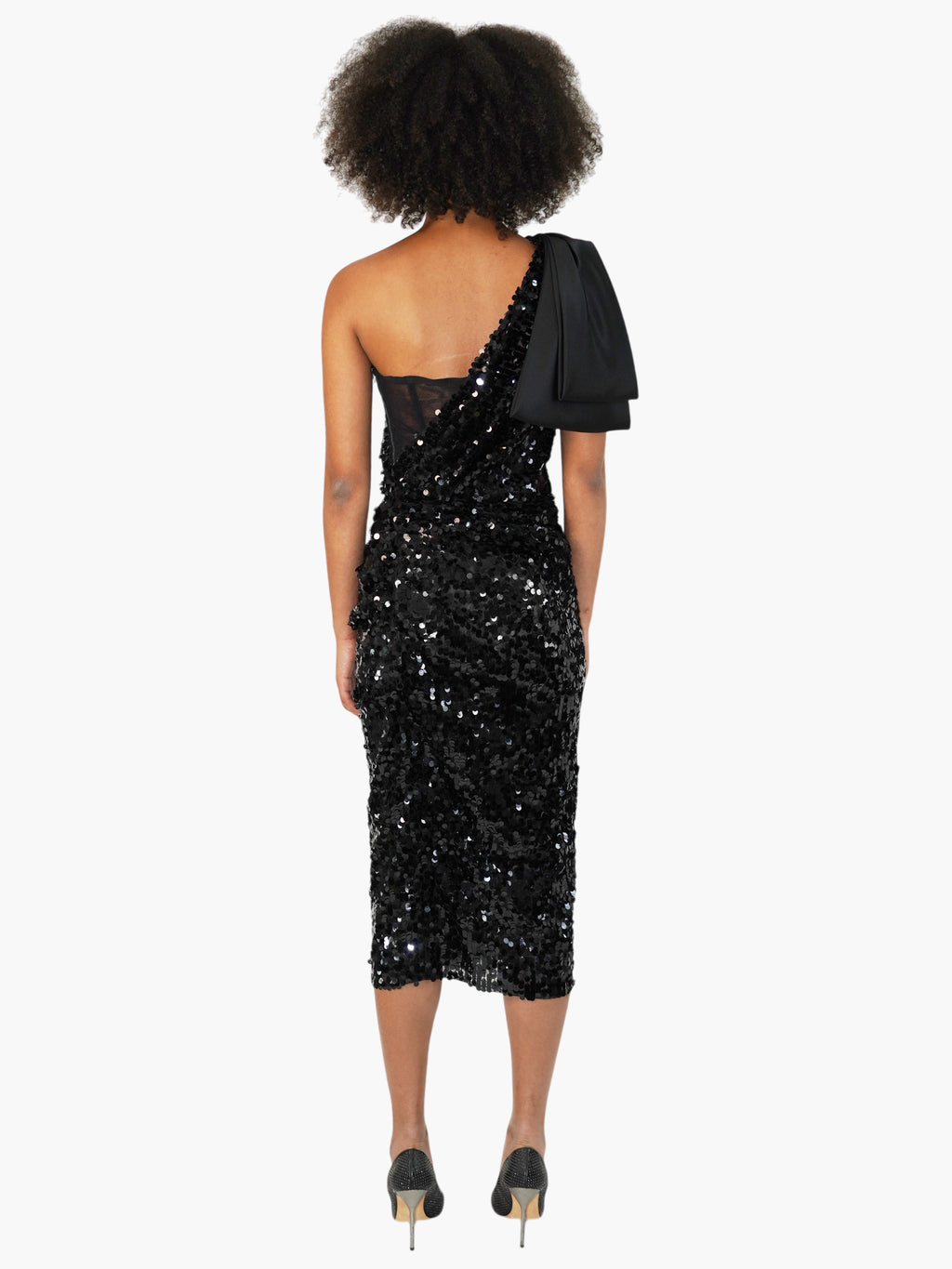 Sequinned Midi Dress