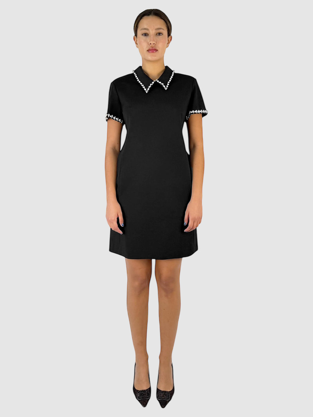Embellished Mini Dress