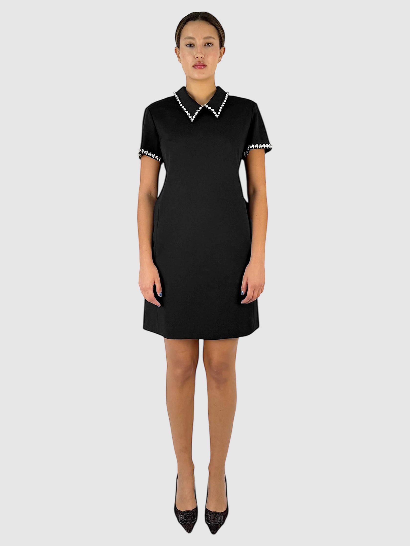 Embellished Mini Dress