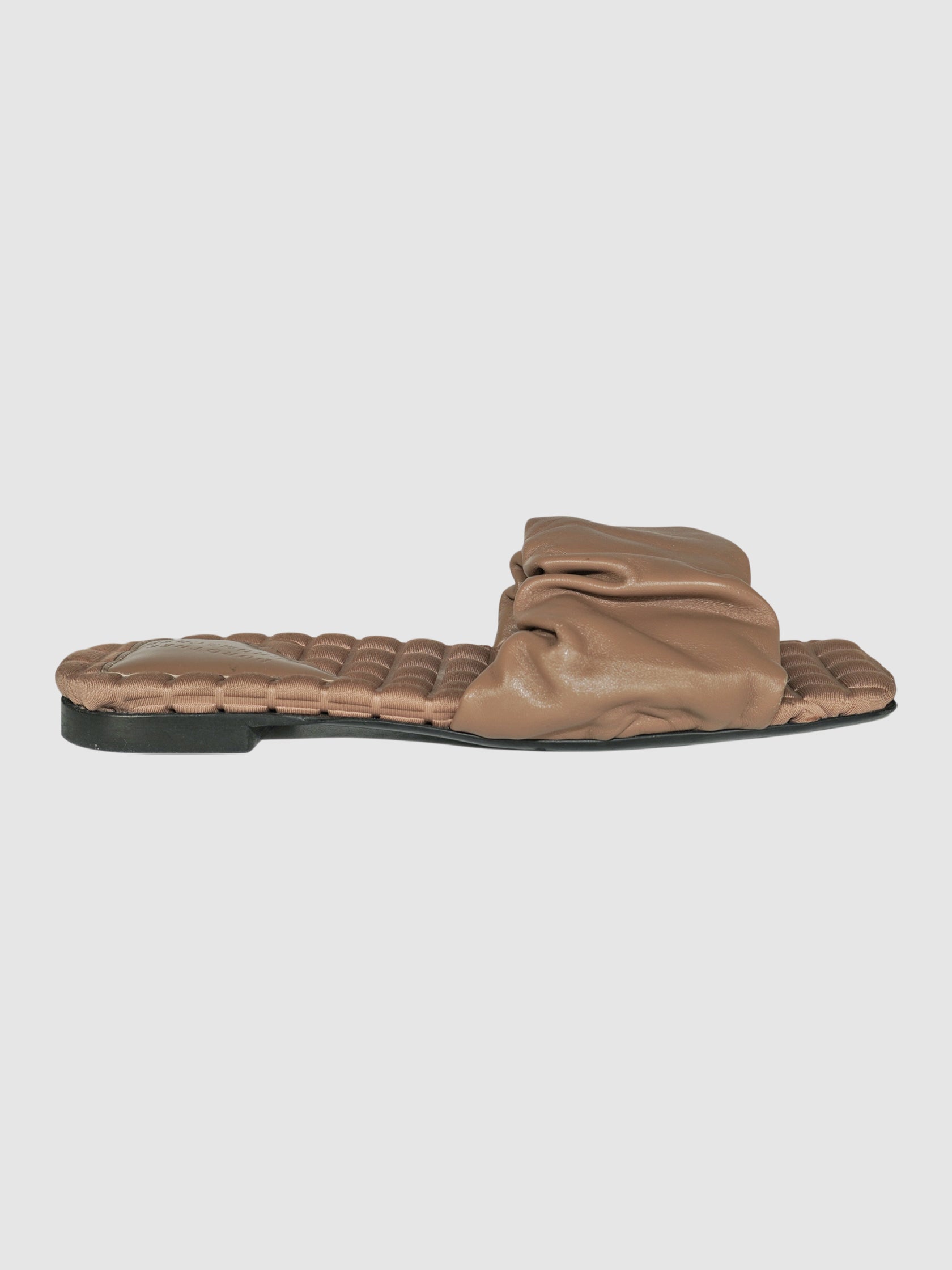Ruched Slide Sandals