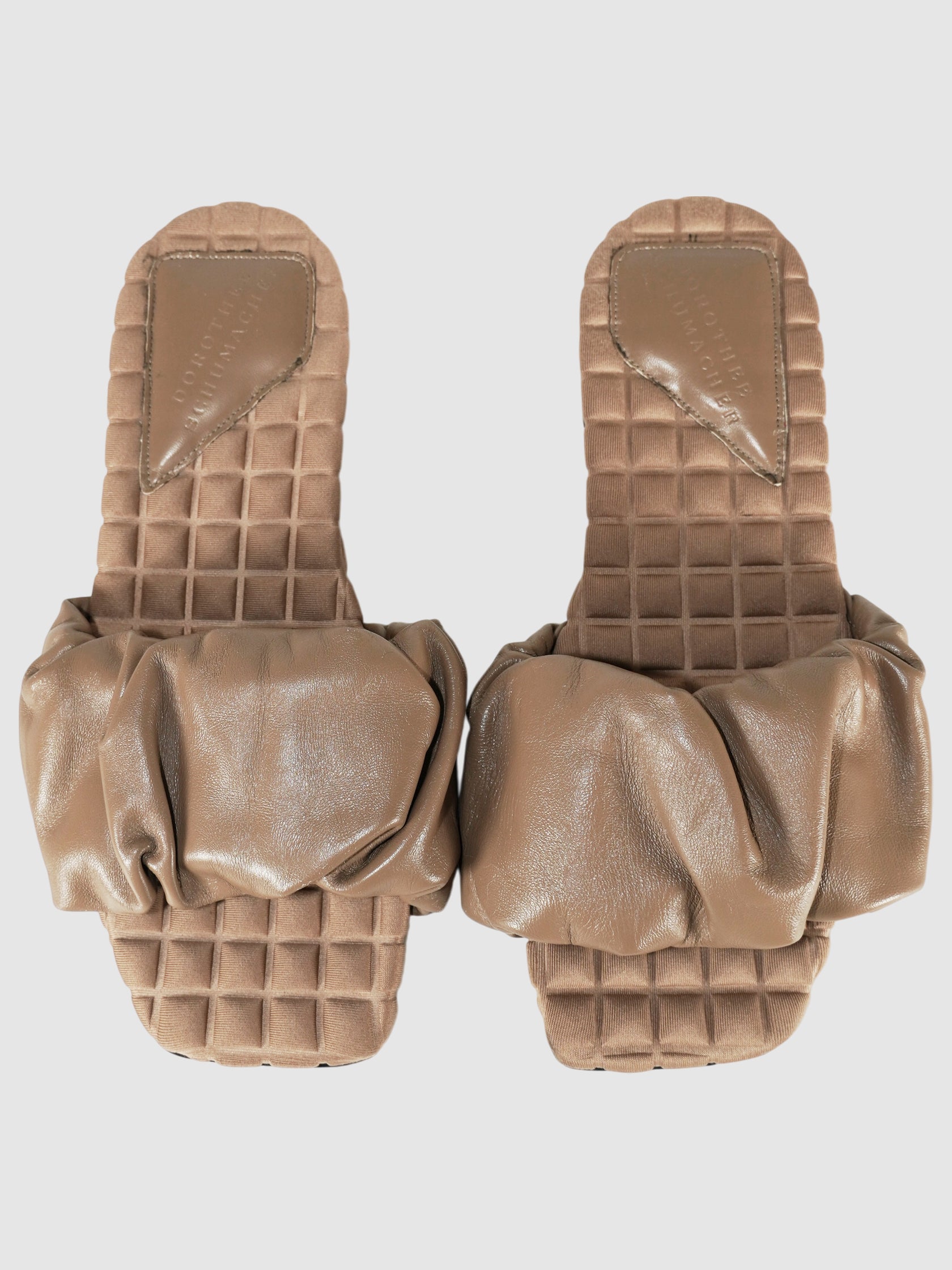 Ruched Slide Sandals