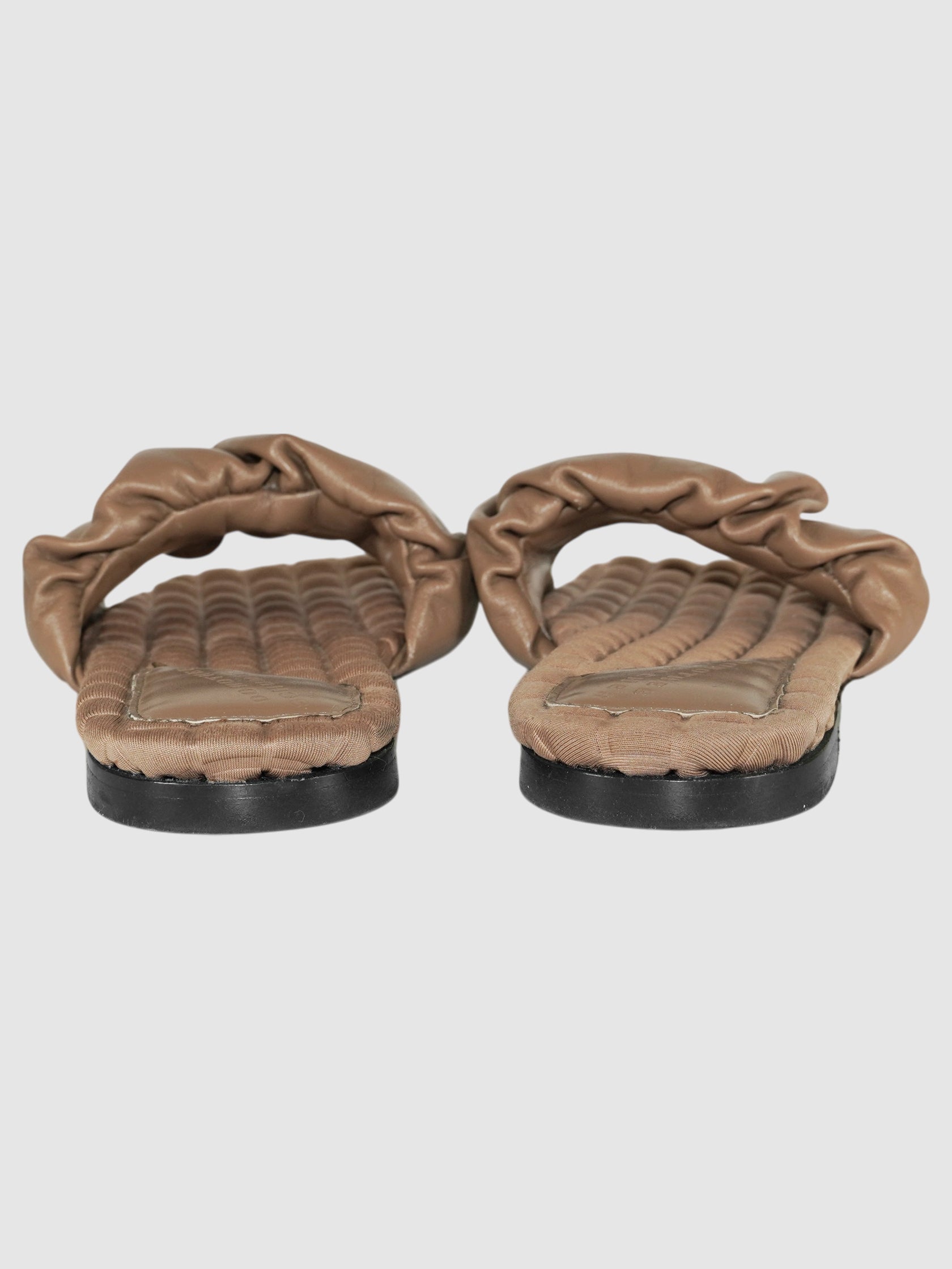 Ruched Slide Sandals