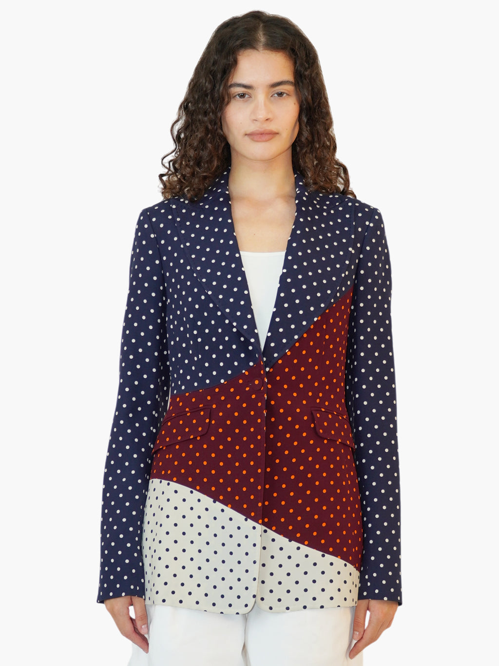 Alain Dotted Blazer