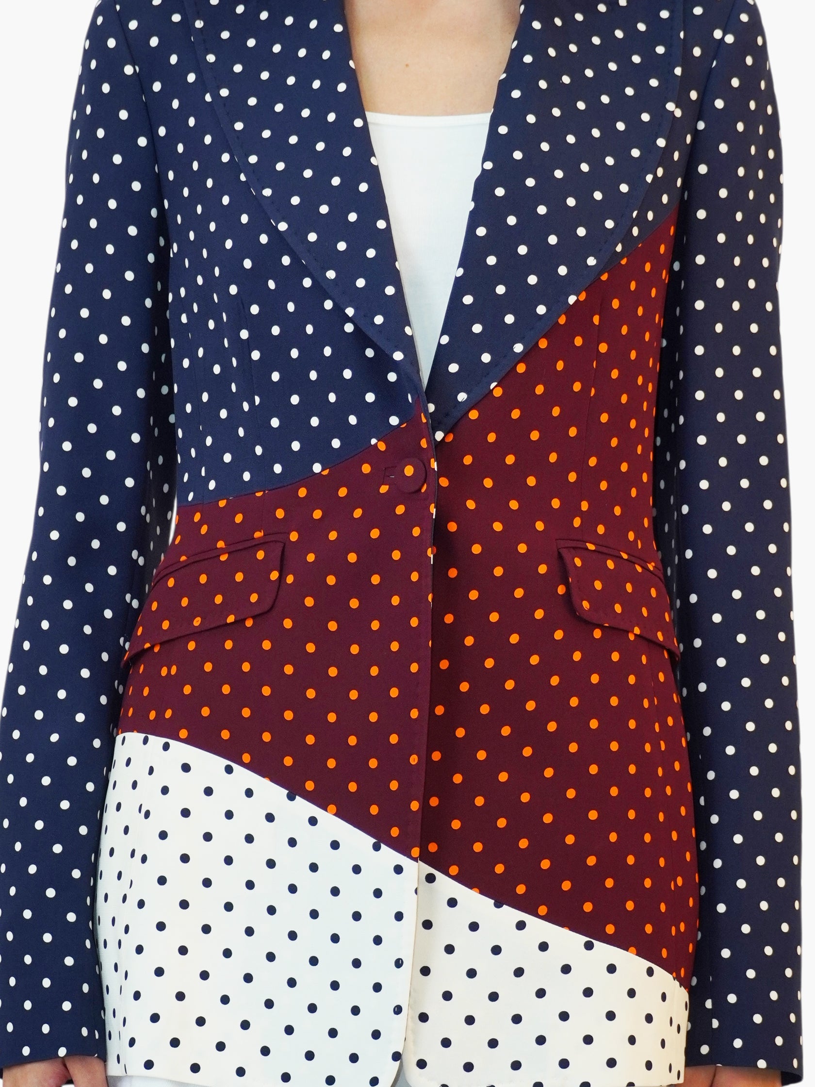 Alain Dotted Blazer