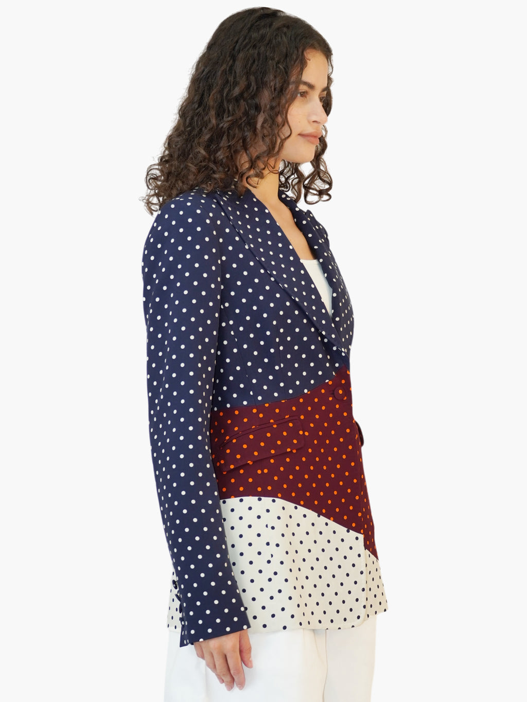 Alain Dotted Blazer