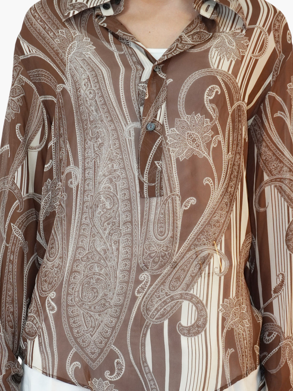 Sheer Paisley Top