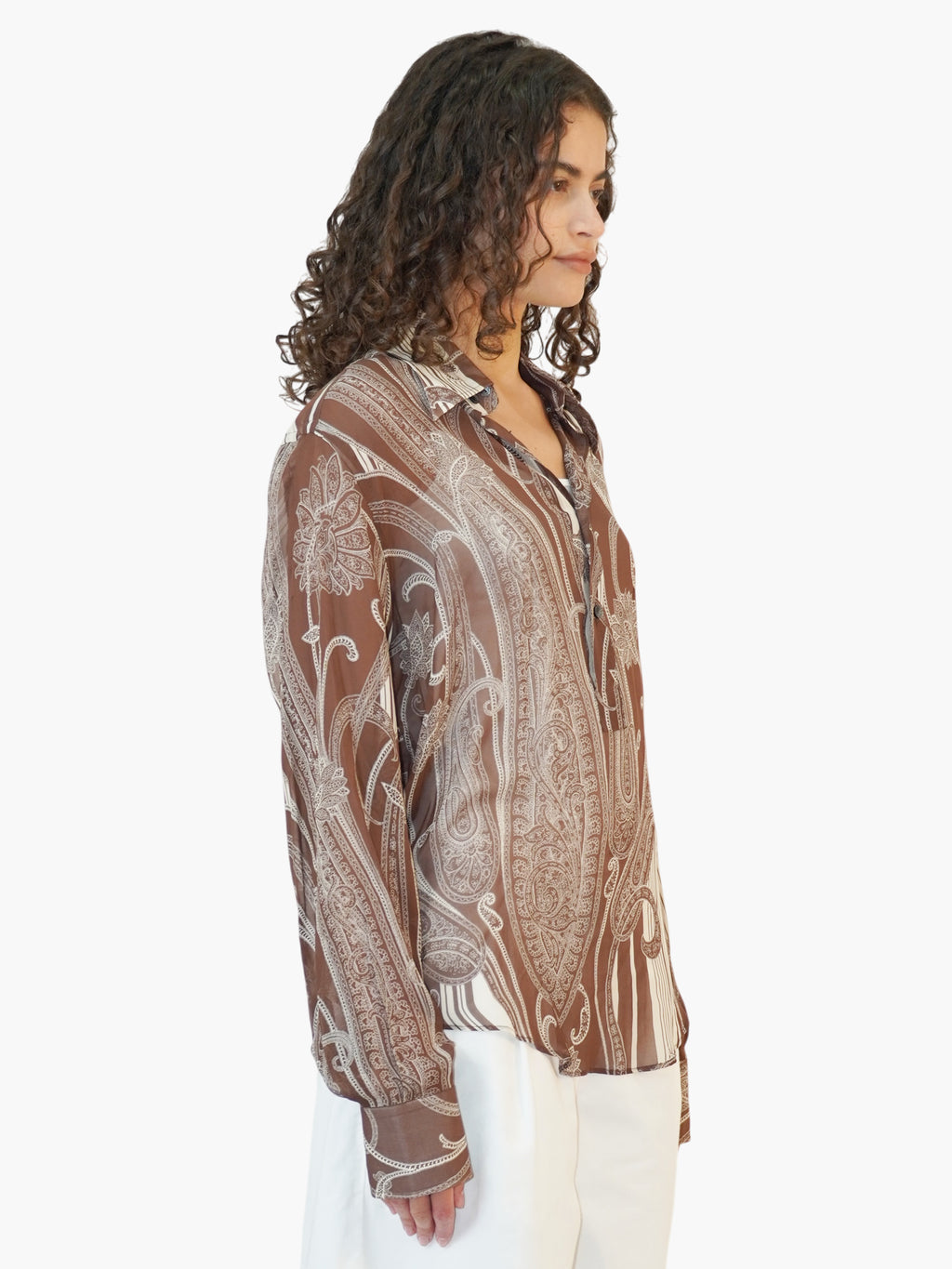 Sheer Paisley Top