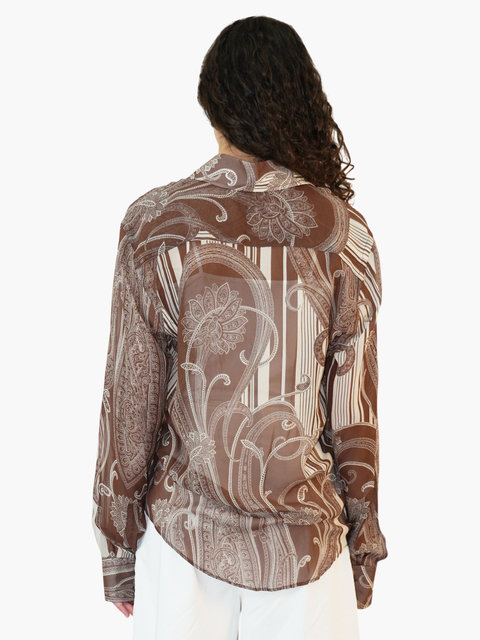 Sheer Paisley Top